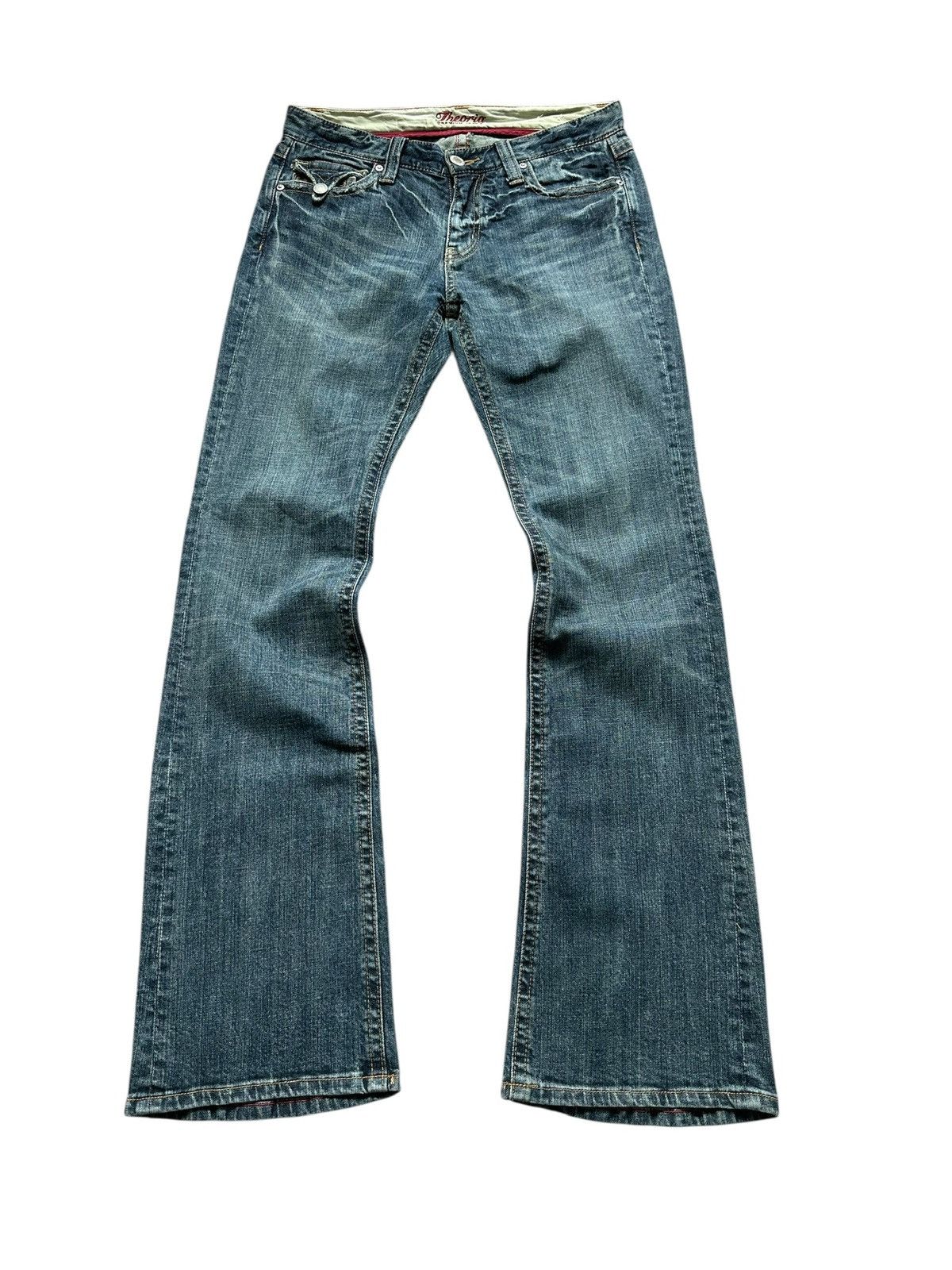 00s archive obelisk gimmick flare denim（OBELISK FLARED