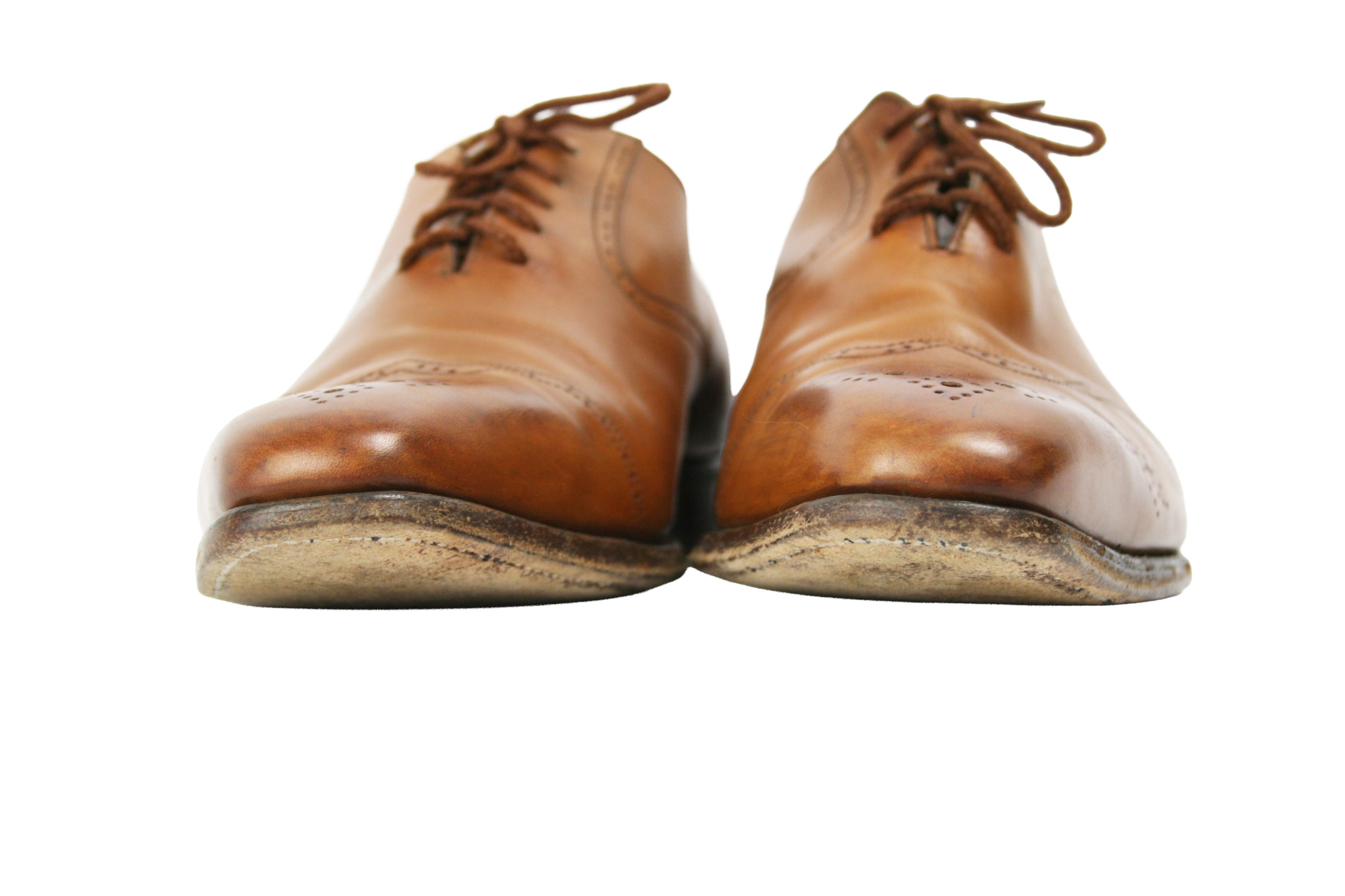 Carlos Santos Santiago Perforated Oxford Shoes Size US 12 / EU 45 - 4 Thumbnail