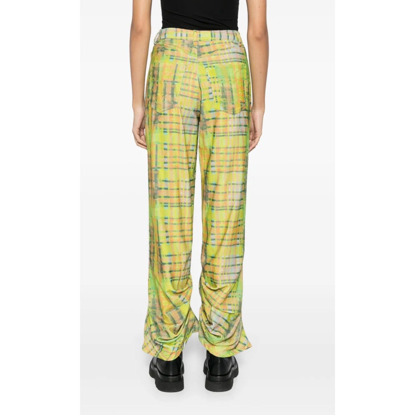 Collina Strada Collina Strada -Dante graphic print trousers / L / Lime /NWT Size 30" / US 8 / IT 44 - 5 Thumbnail