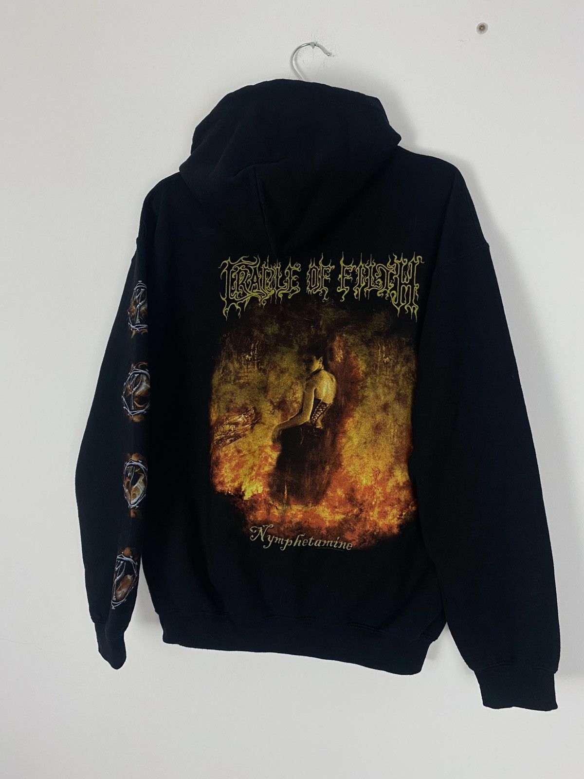 Band Tees Cradle of Filth Nypmhetamine 2021 Hoodie Vintage M gildan Size US M / EU 48-50 / 2 - 1 Thumbnail