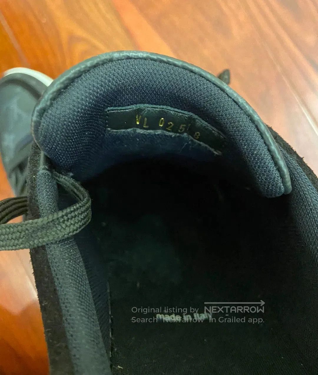 Louis Vuitton lv trainer black leather sneakers size 8. Size US 8 / EU 41 - 4 Thumbnail