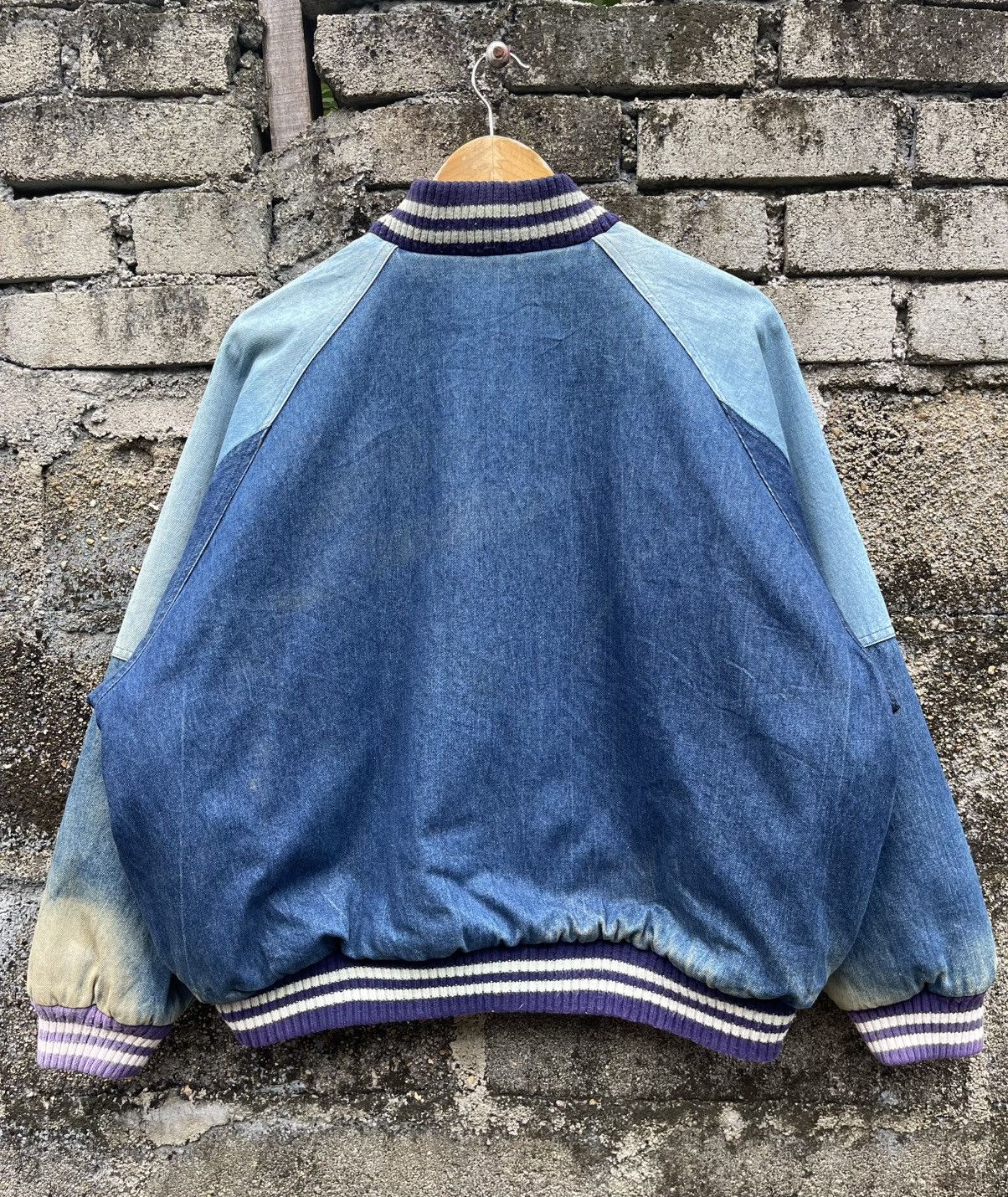Vintage Vintage 80’s Belle Speranza Denim Jacket Bomber Size US L / EU 52-54 / 3 - 2 Thumbnail