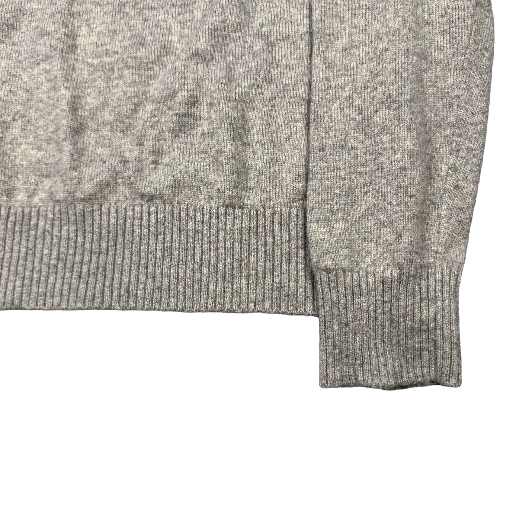 J.Crew VINTAGE J.CREW Mercantile Lambs Wool Sweater Men's XL Preppy Crewneck Pullover Heather Gray Wool Blend Knit Pullover Mens Sweater Size XL / US 12-14 / IT 48-50 - 3 Thumbnail