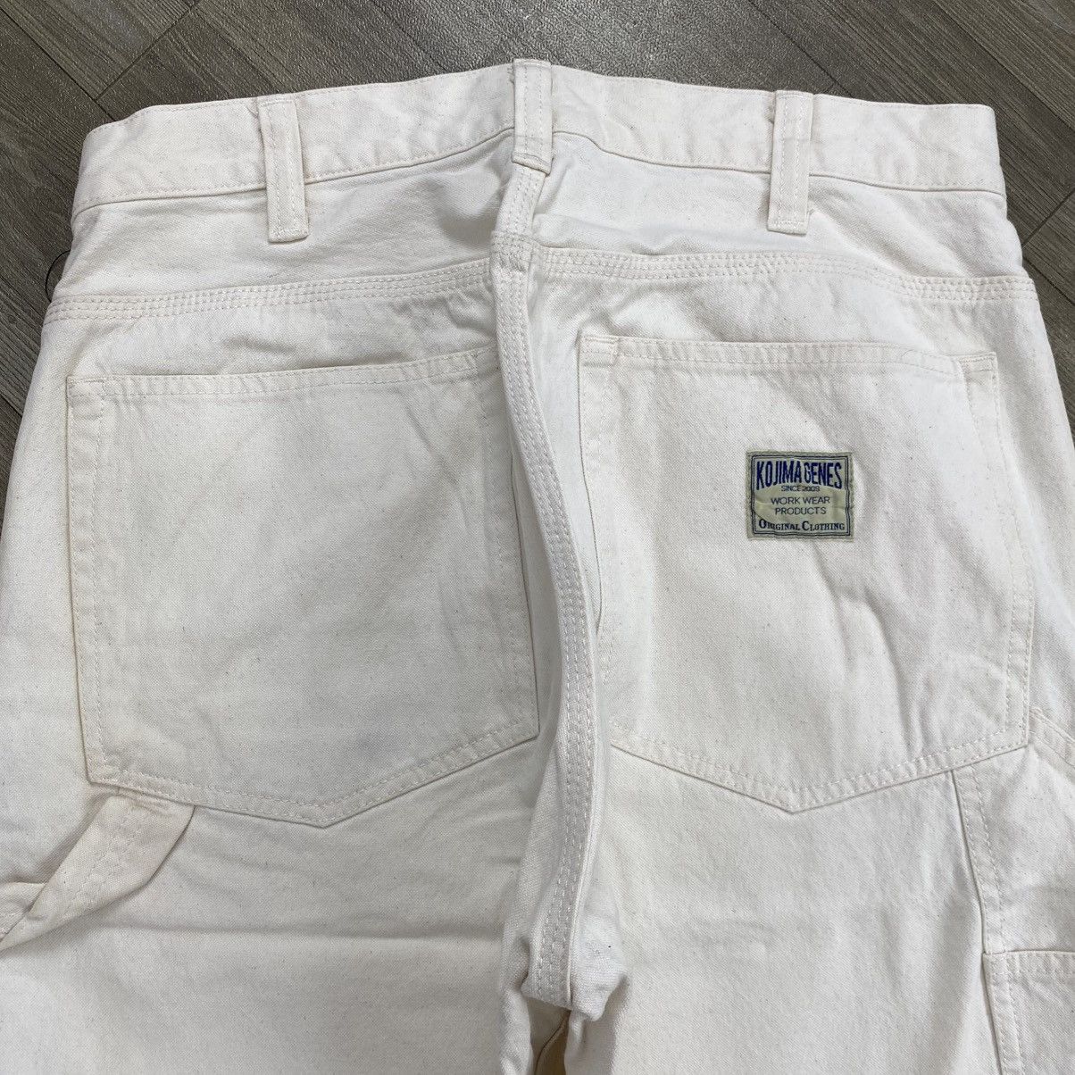 Japanese Brand Vintage Kojima Genes Workwear Carpenter Jeans Avant Garde Size US 32 / EU 48 - 9 Thumbnail
