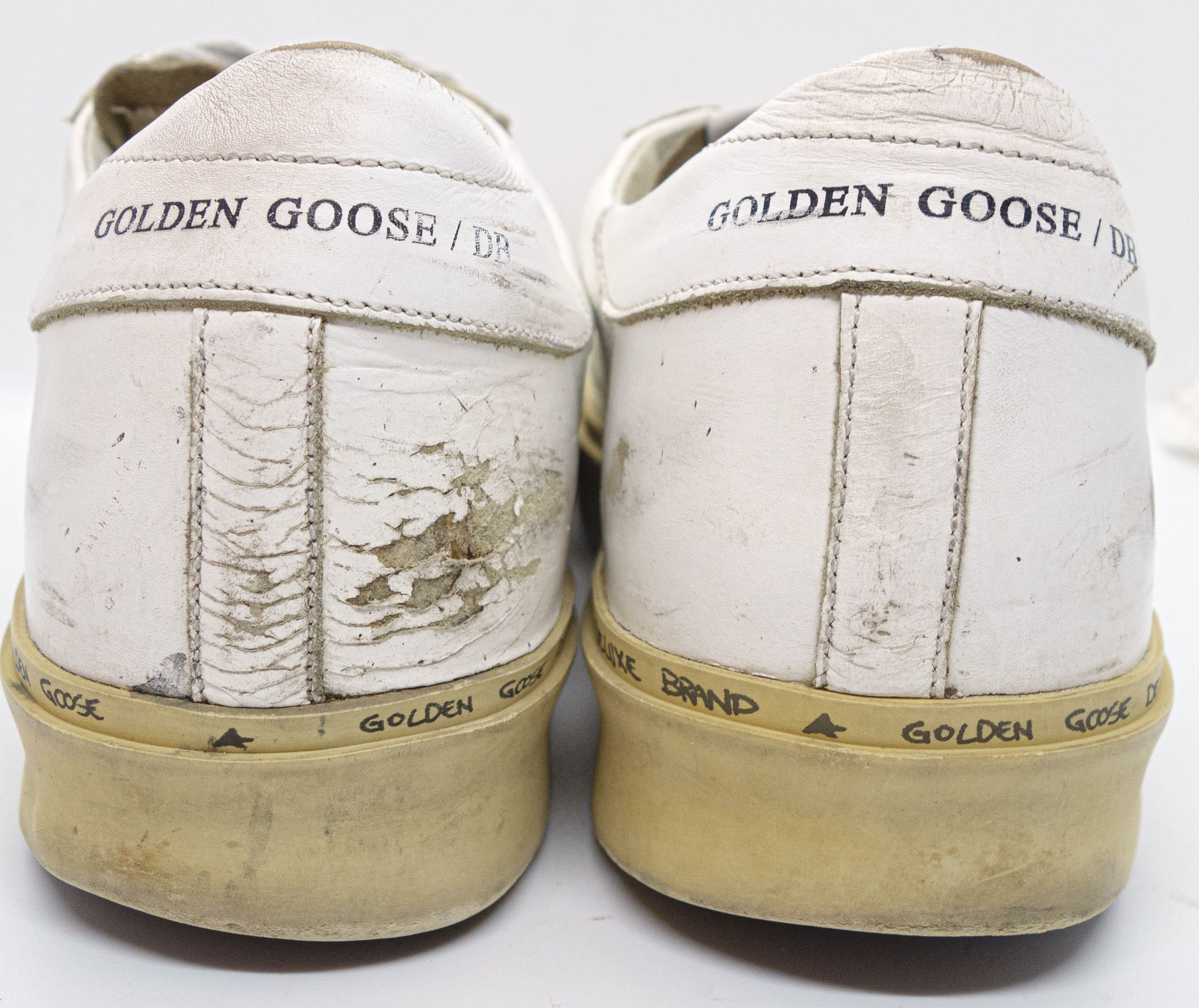 Golden Goose Hi-Star Distressed Grunge Low Sneakers Size US 9 / IT 39 - 3 Thumbnail