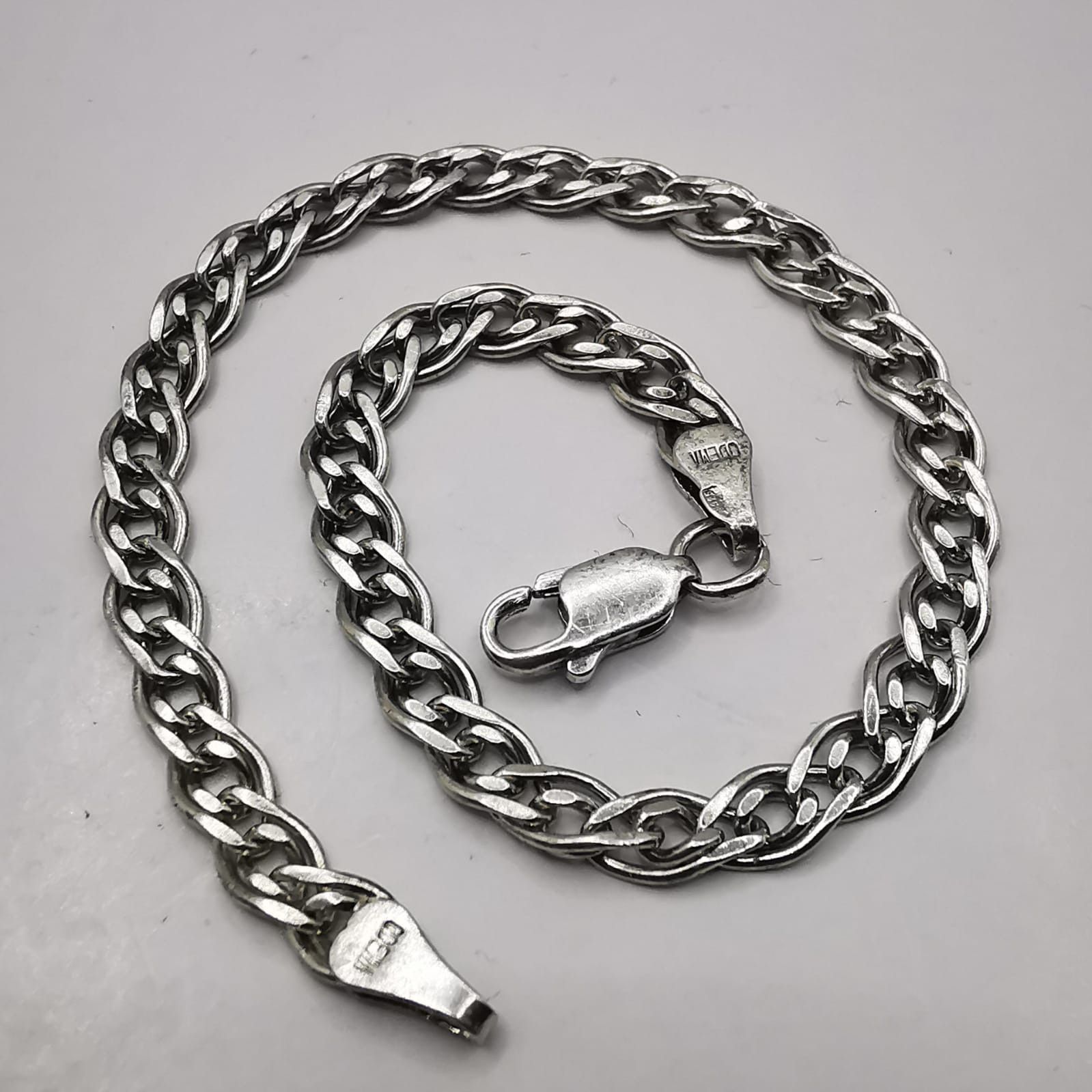 Sterling Silver Vintage Bracelet Jewelry,925 Sterling Silver seal, 5,67g Size ONE SIZE - 1 Thumbnail