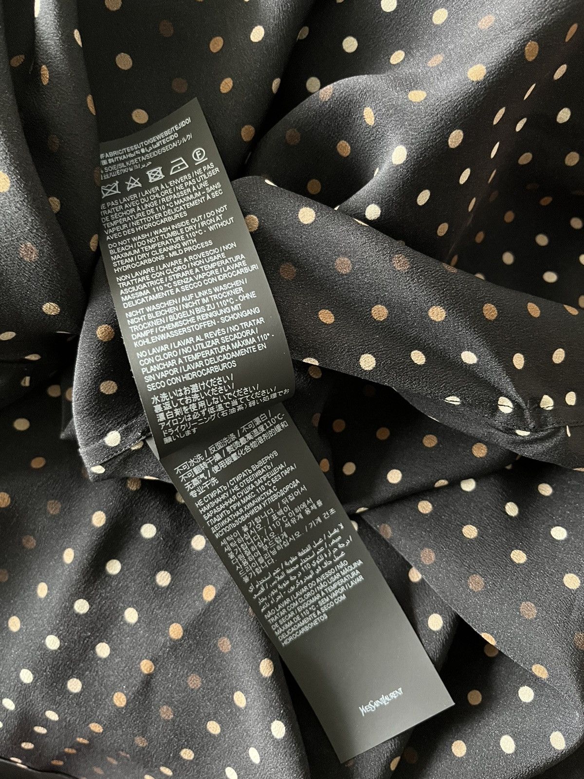 Saint Laurent Paris Saint Laurent Super Runway Silk Shirt Brand New Rare Size US L / EU 52-54 / 3 - 10 Thumbnail