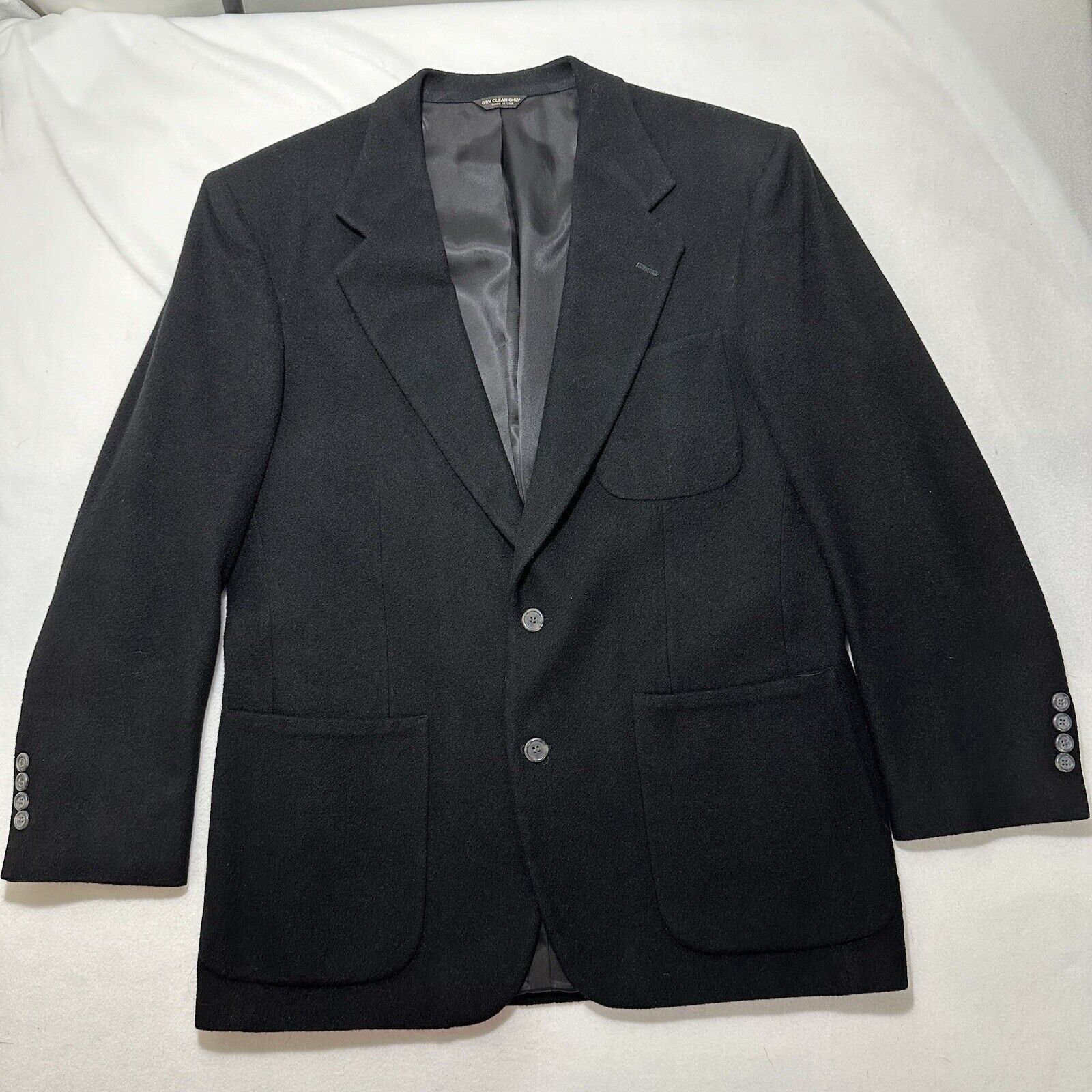 Other Jacobson's 42R Camelhair Suit Jacket Black Sport Coat USA Size 42R - 1 Thumbnail