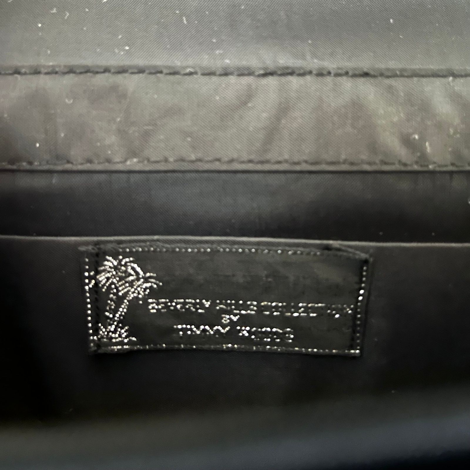 Vintage Timmy Woods Beverly Hills Collection Black Satin Evening Bag Size ONE SIZE - 5 Thumbnail
