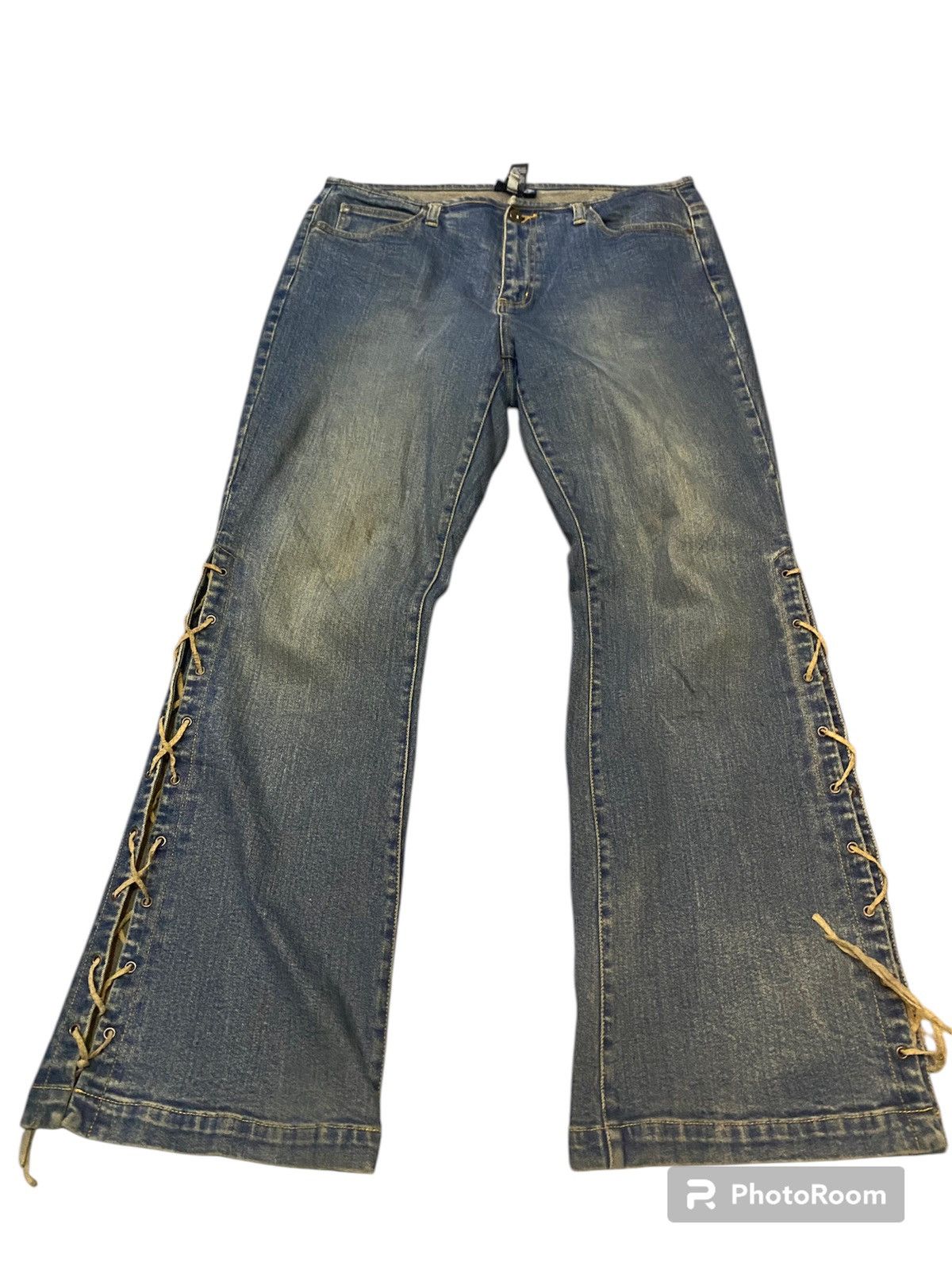 If Six Was Nine × Japanese Brand × Tornado Mart Flare jeans Venezia Boot CUt Size 35" - 1 Thumbnail