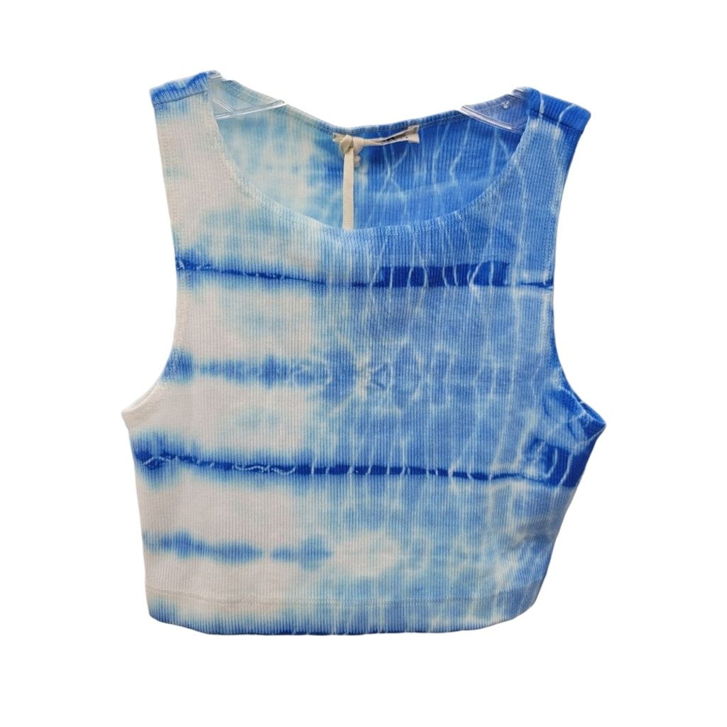 Other NWT Neema California Blue & White TieDye Sleeveless Crop Top Size M / US 6-8 / IT 42-44 - 1 Thumbnail