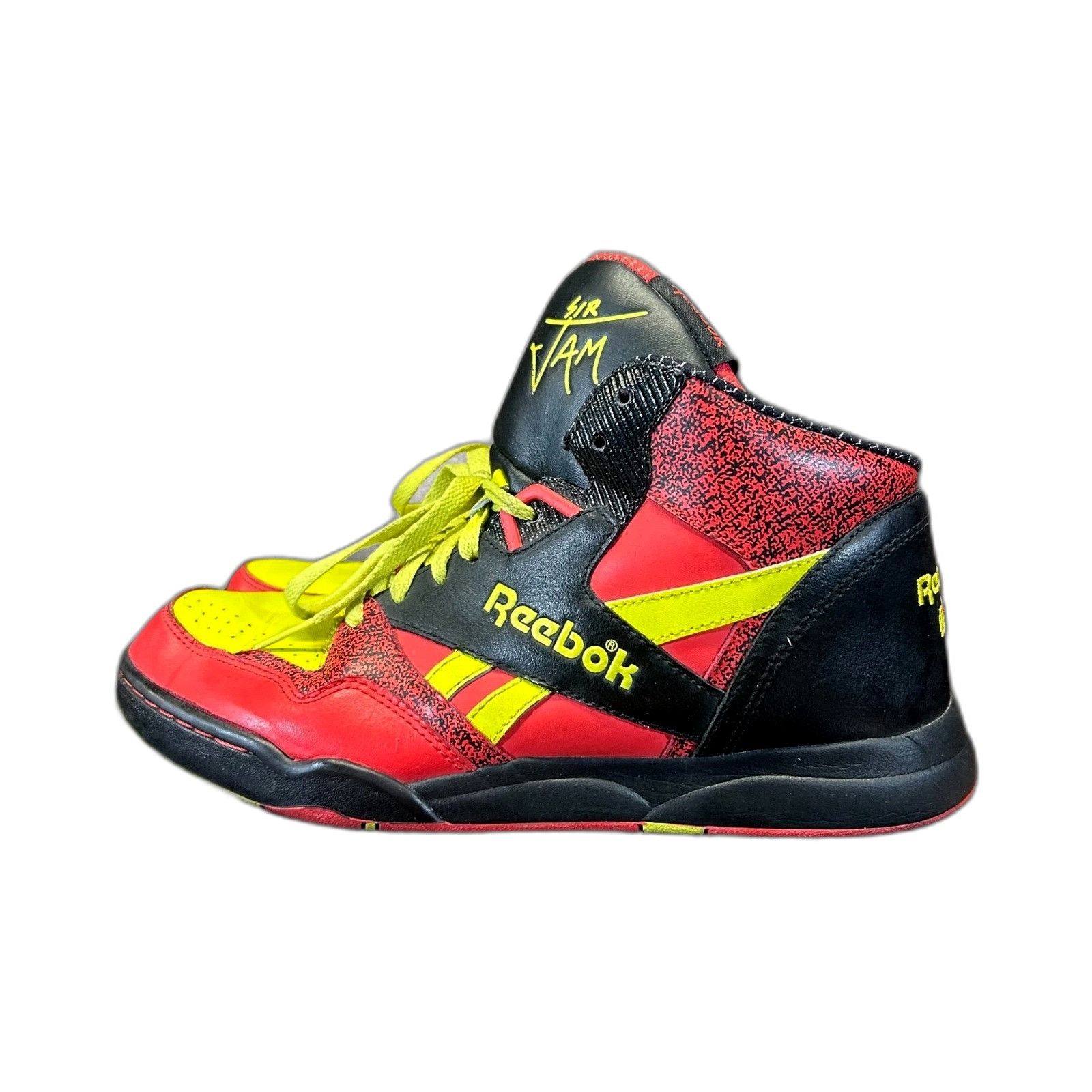 Reebok Reebok Sir Jam Size 6.5 Red Yellow 90s Hiphop Basketball Str Size US 6.5 / EU 39-40 - 5 Thumbnail