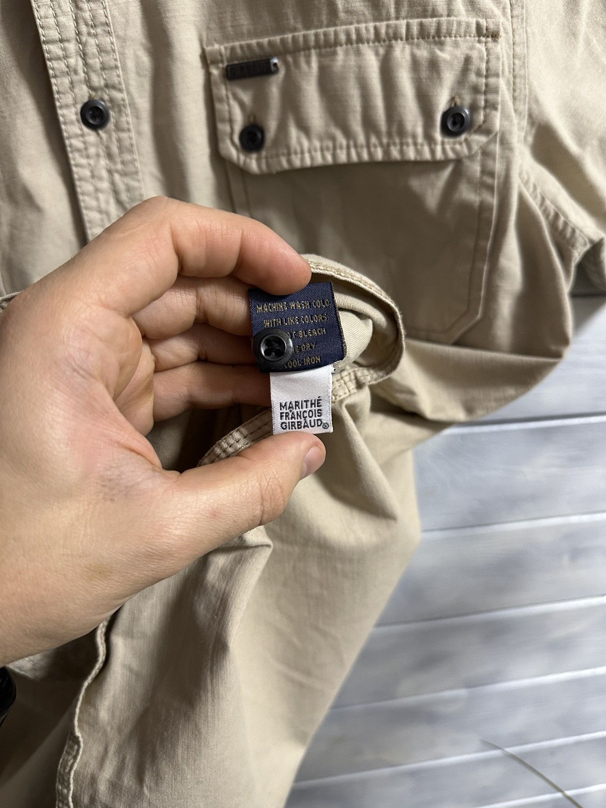 Marithe + Francois Girbaud Rare Luxury Shirt Marithe Francois Gibraud Vintage Size US L / EU 52-54 / 3 - 13 Thumbnail