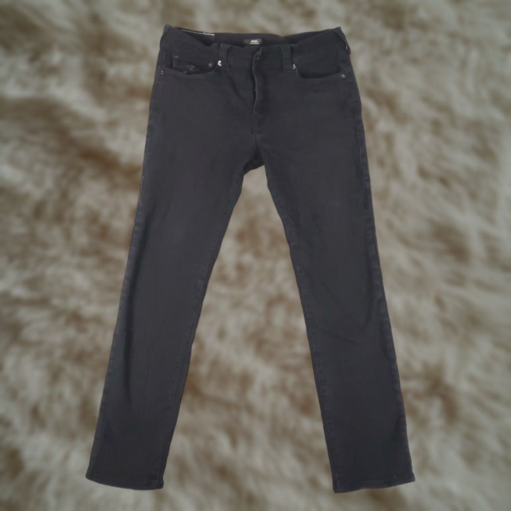 True Religion VINTAGE True Religion Jeans Mens Slim Fit Skinny Pants 33x31 Black Denim USA Fall Winter Size US 33 - 1 Thumbnail
