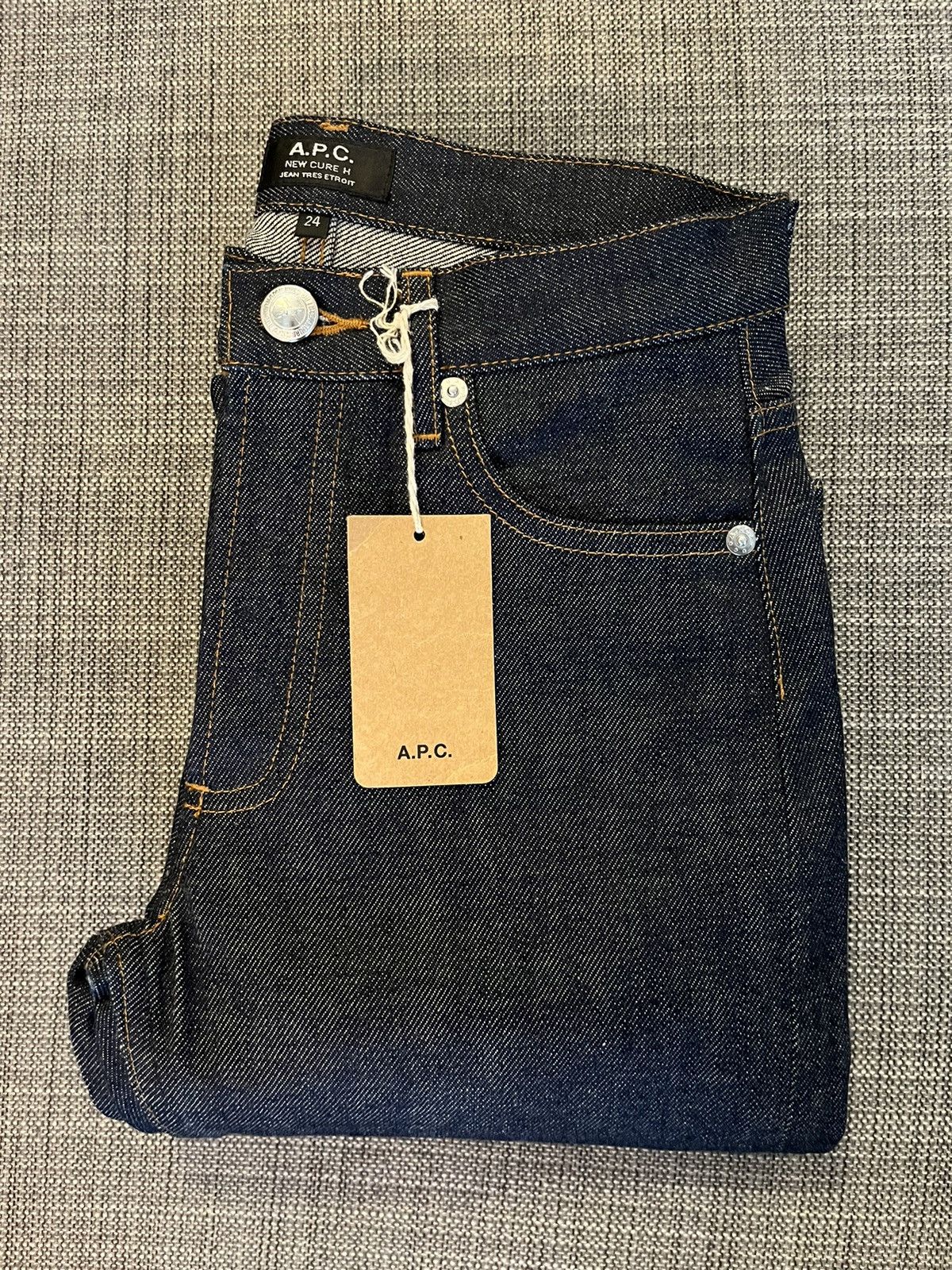 image of A P C New Cure H Jeans / Size 24 - New With Tags in Denim, Women's