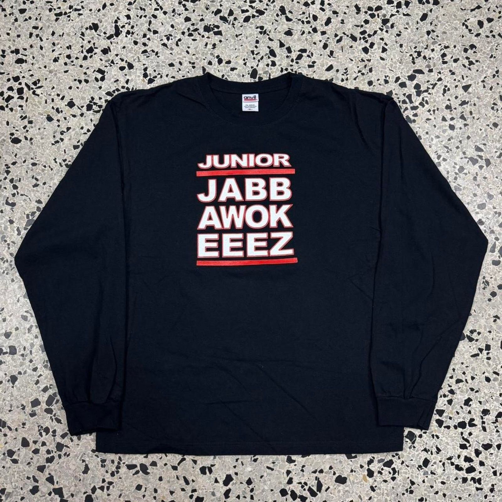 Anvil × Vintage VINTAGE Y2K JUNIOR JABBAWOKEEEZ LOVE2HATE LONGSLEEVE TEE: Size US XL / EU 56 / 4 - 1 Thumbnail