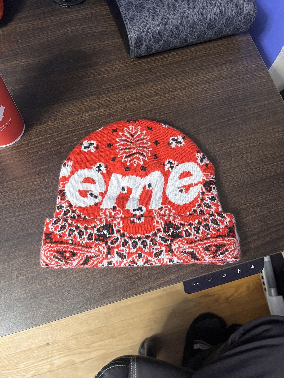 Supreme Supreme FW24 Bandana Logo Beanie Size ONE SIZE - 2 Thumbnail