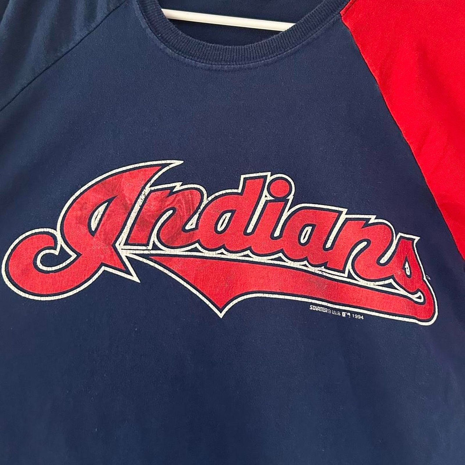 Starter Vintage 1994 Cleveland Indians Baseball Shirt Size US M / EU 48-50 / 2 - 3 Thumbnail