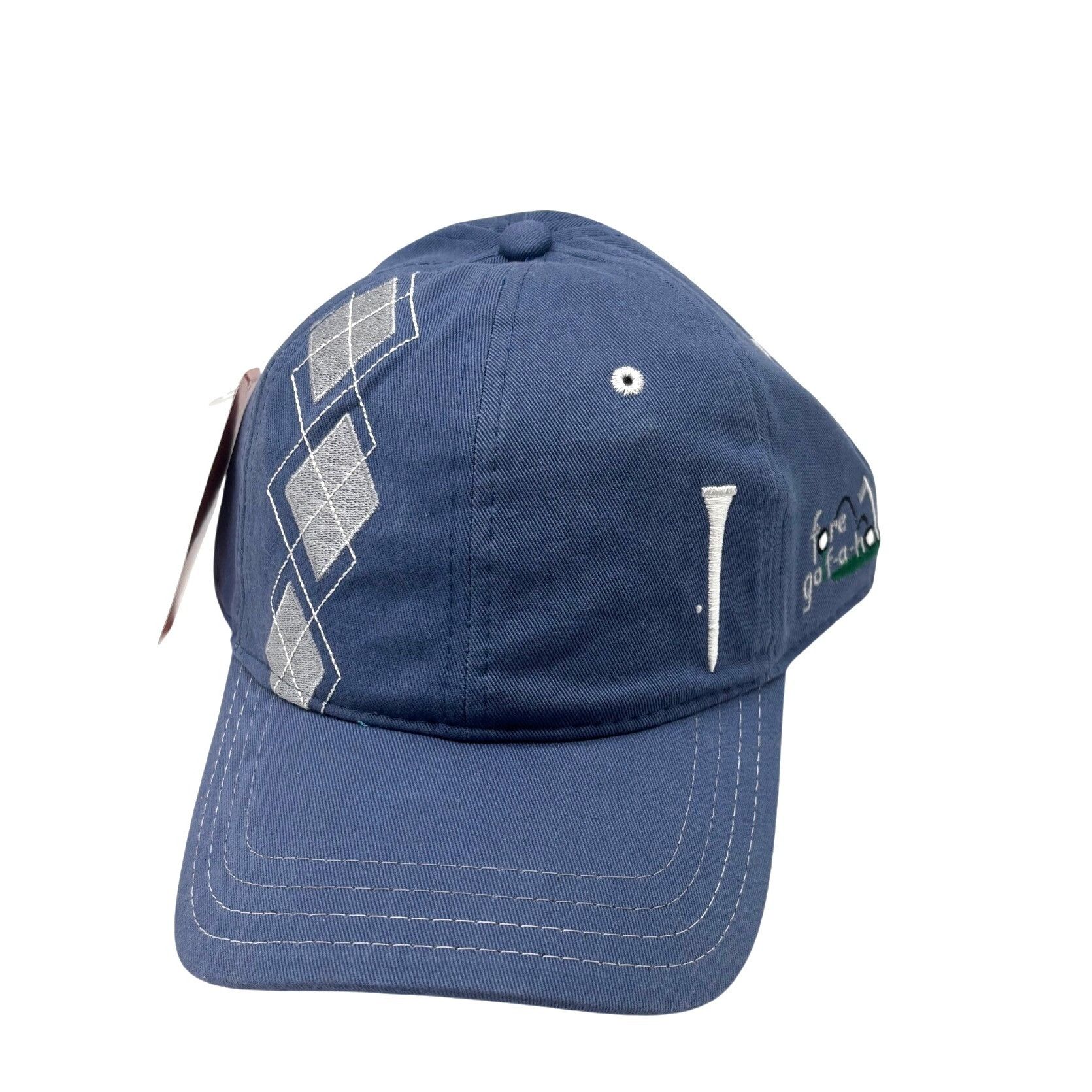 Other Pukka Argyle embroidered Cotton Twill Golf Cap/ Hat Denim Size ONE SIZE - 8 Thumbnail