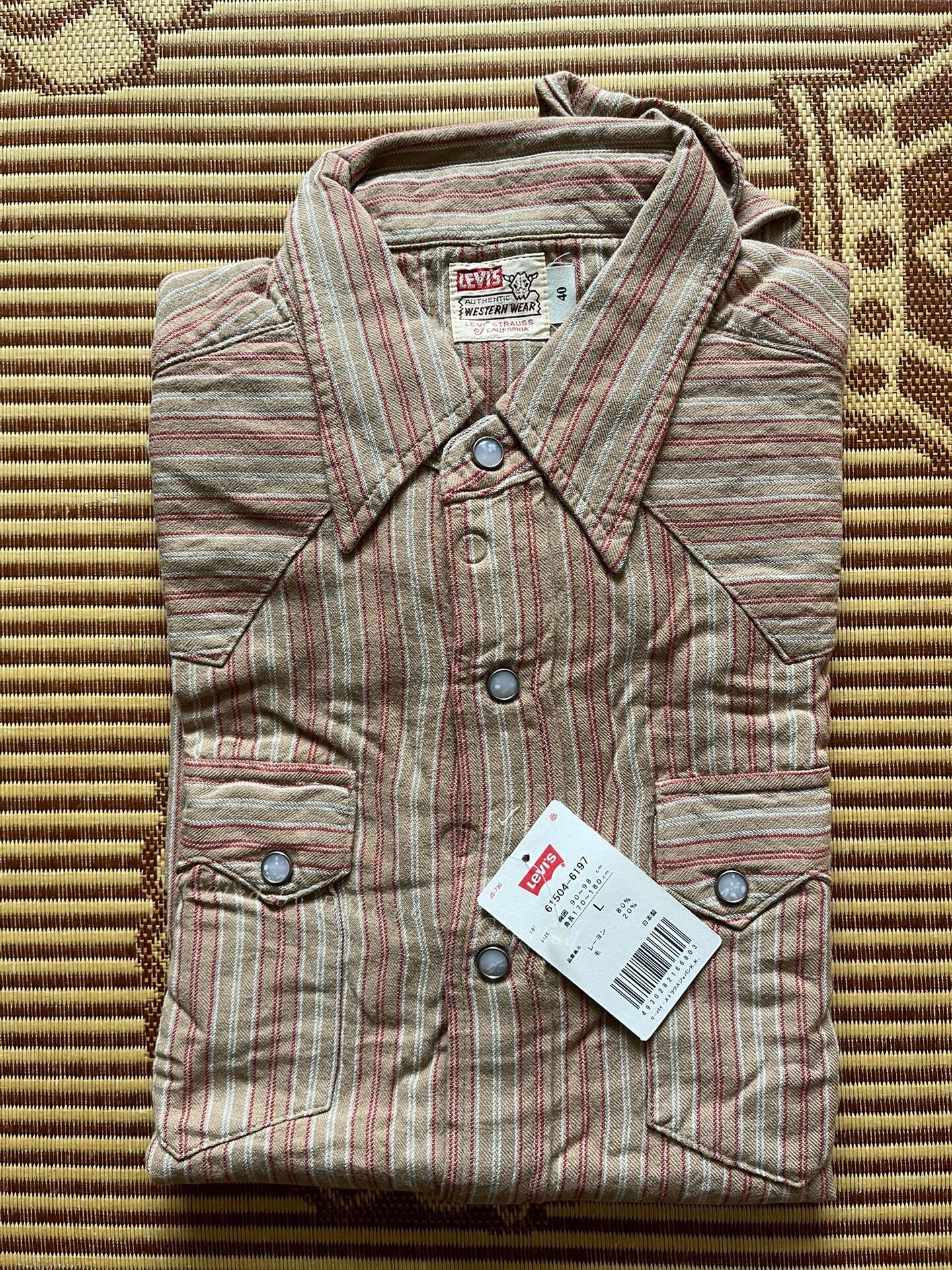 Levi's Vintage Clothing Levis LVC Plaid Long-Sleeve Shirt 40 Size US XXS / EU 40 - 1 Thumbnail