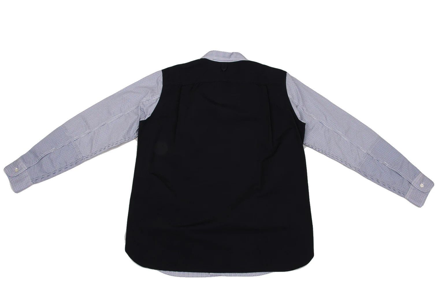 Junya Watanabe Button-Down Striped Shirt in Navy Blue and Others, XS Size US XS / EU 42 / 0 - 9 Thumbnail