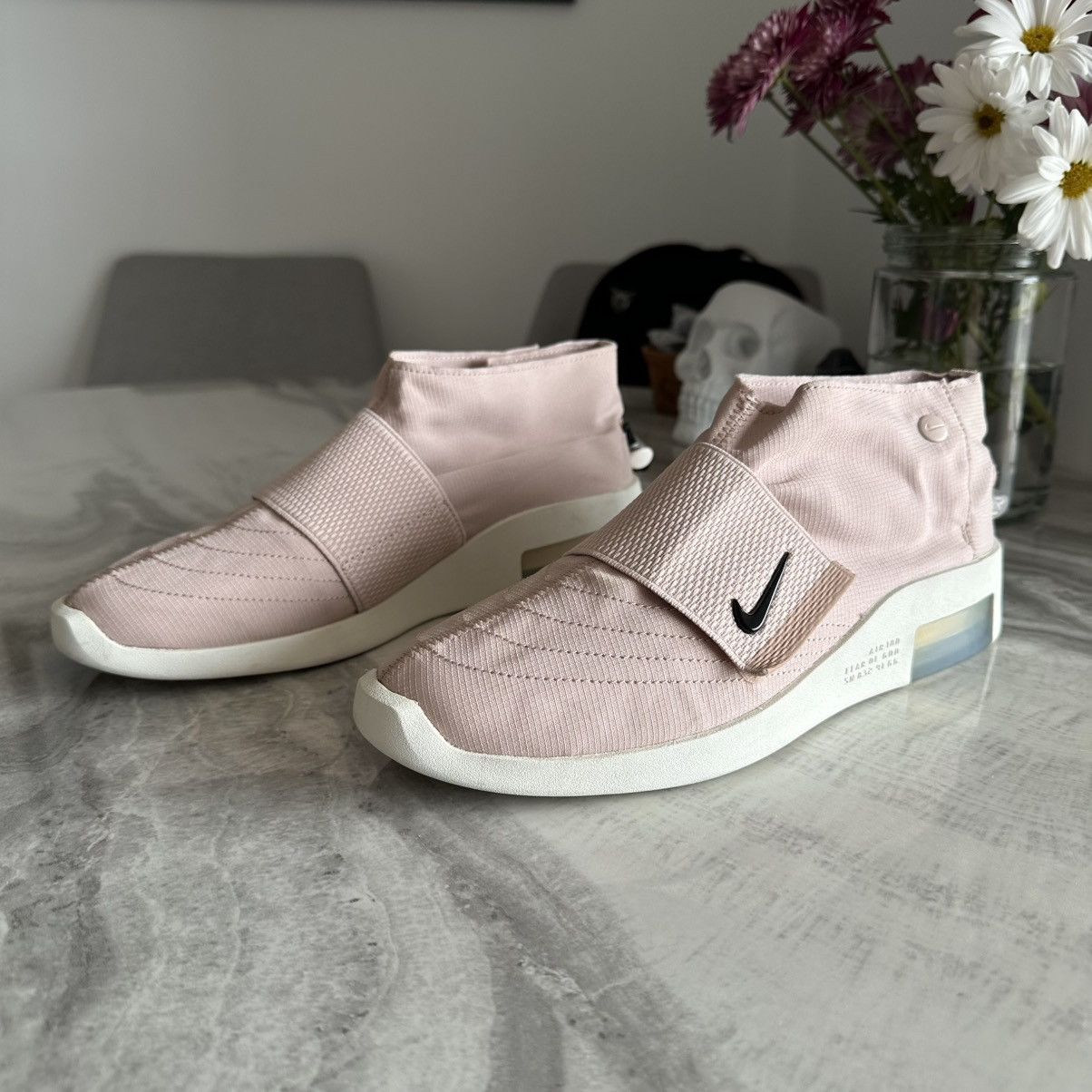 Fear of God × Nike Nike Air Fear of God Particle Beige Moccasin Shoes Size US 8.5 / EU 41-42 - 2 Thumbnail