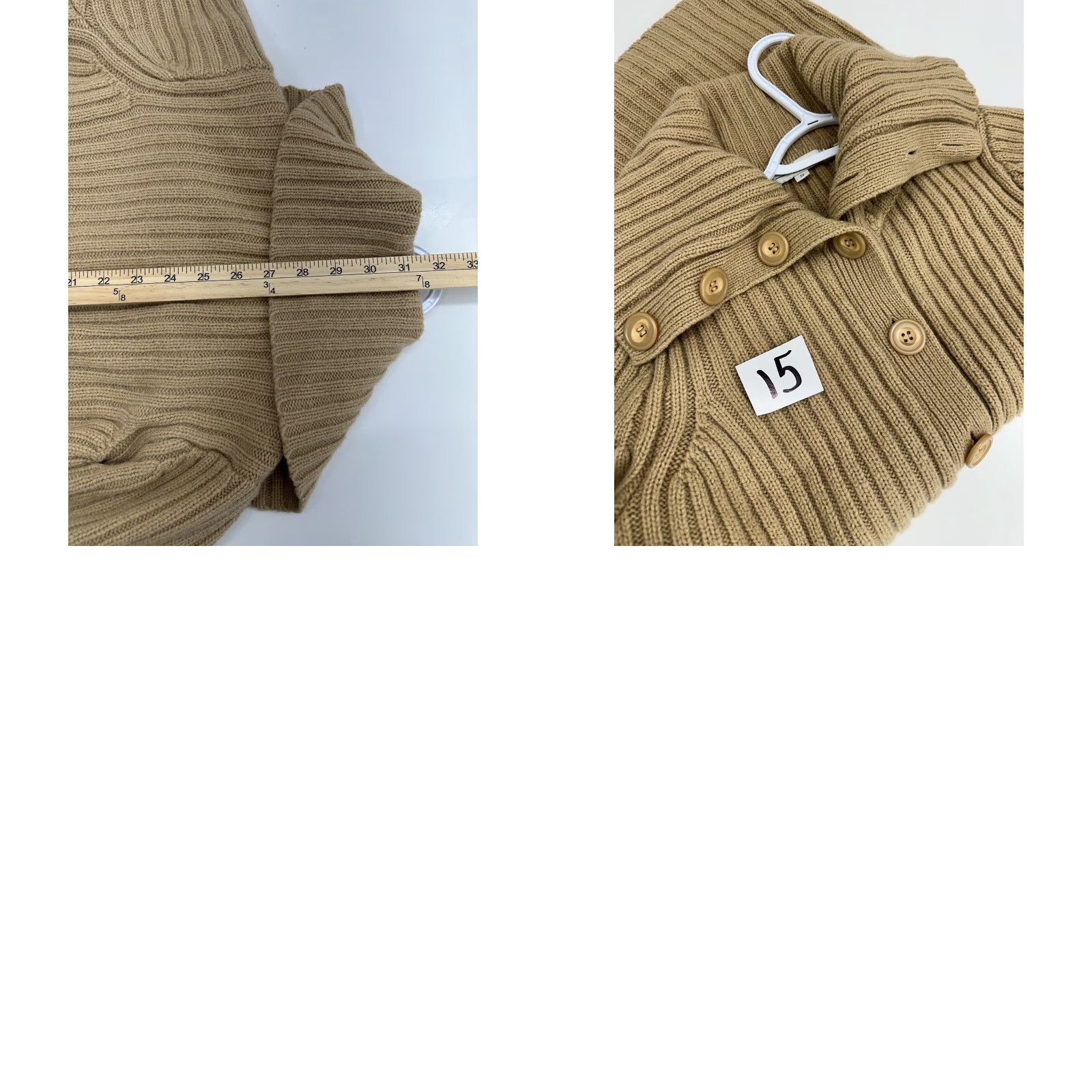 Vintage PRIA Cardigan Women Shirt Adult Small Brown Wool Blend Long Sleeve Full Button Up Sweater Vintage No Size S / US 4 / IT 40 - 9 Thumbnail