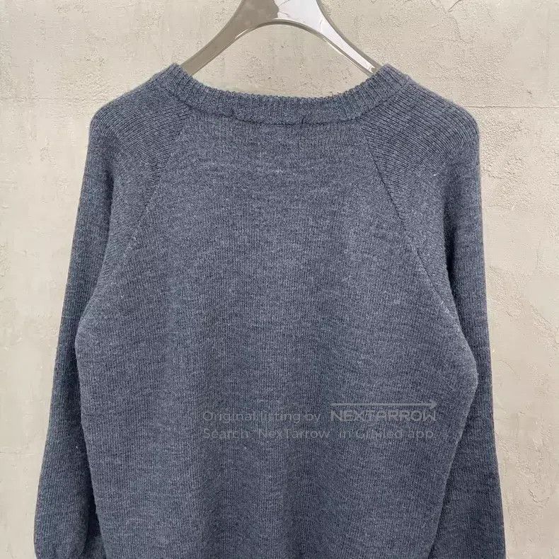Comme des Garcons Comme Des Garcons Gray Logo Knit Round Neck Sweater Size M / US 6-8 / IT 42-44 - 2 Thumbnail