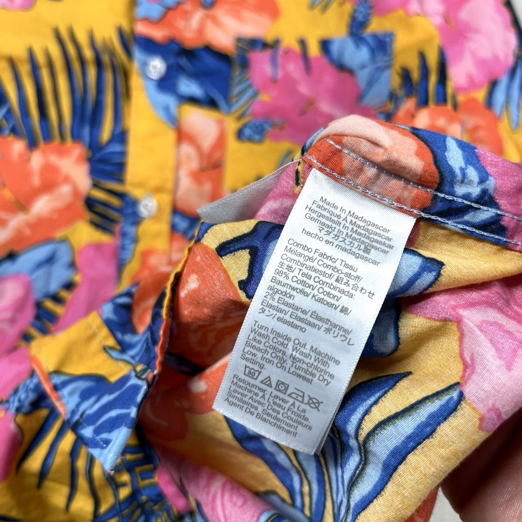 J.Crew J.CREW Shirt Mens M Floral Hawaiian Button-Down Poplin Resort Beach Aloha Size US M / EU 48-50 / 2 - 4 Thumbnail
