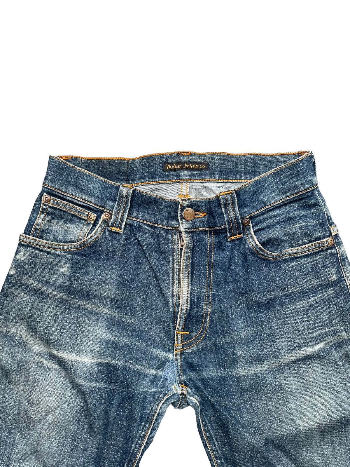 Nudie Jeans Vintage Nudie Faded & Distressed Denim Size US 30 / EU 46 - 4 Thumbnail