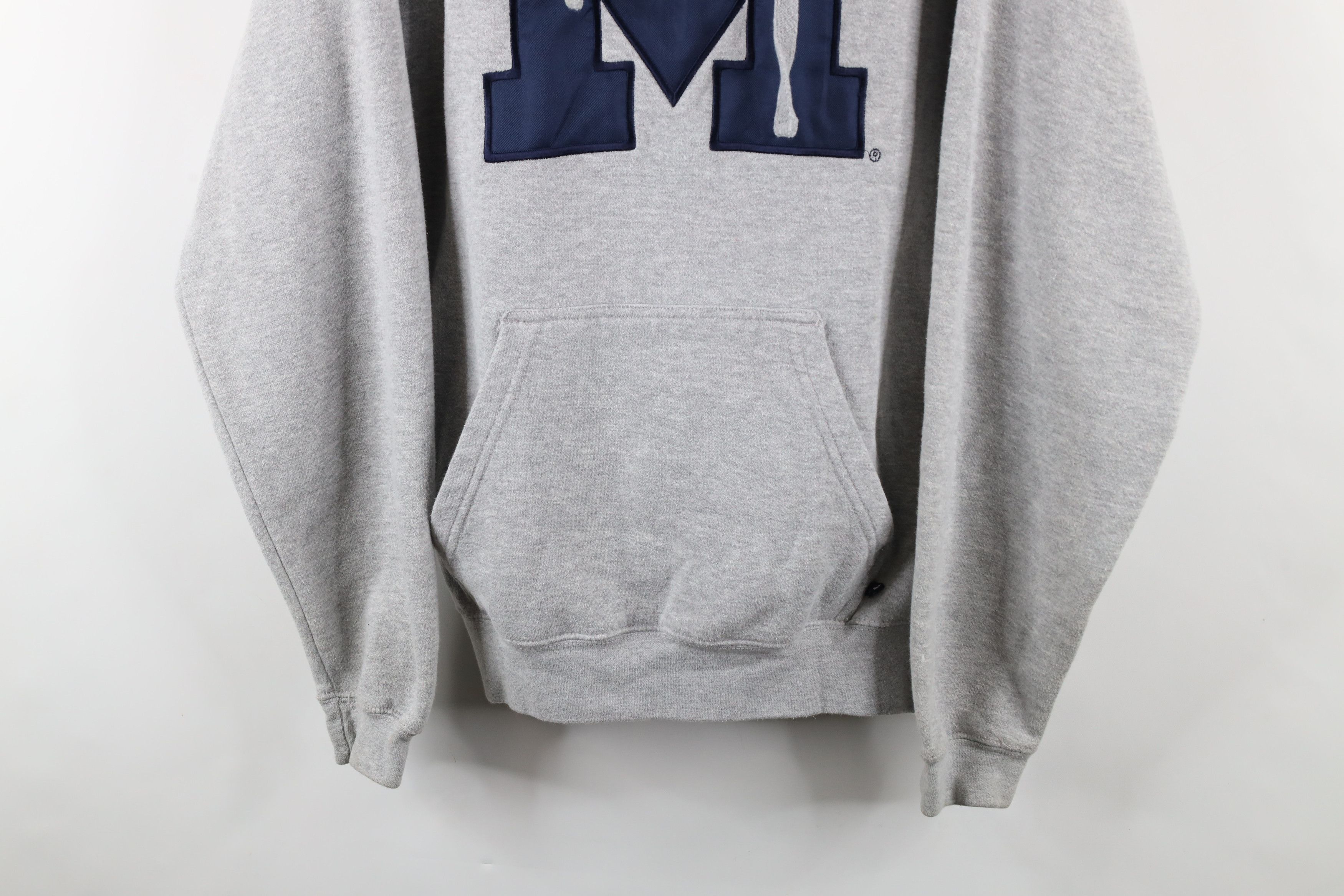 Vintage Vintage Block M University of Michigan Hoodie Sweatshirt Size US L / EU 52-54 / 3 - 3 Thumbnail