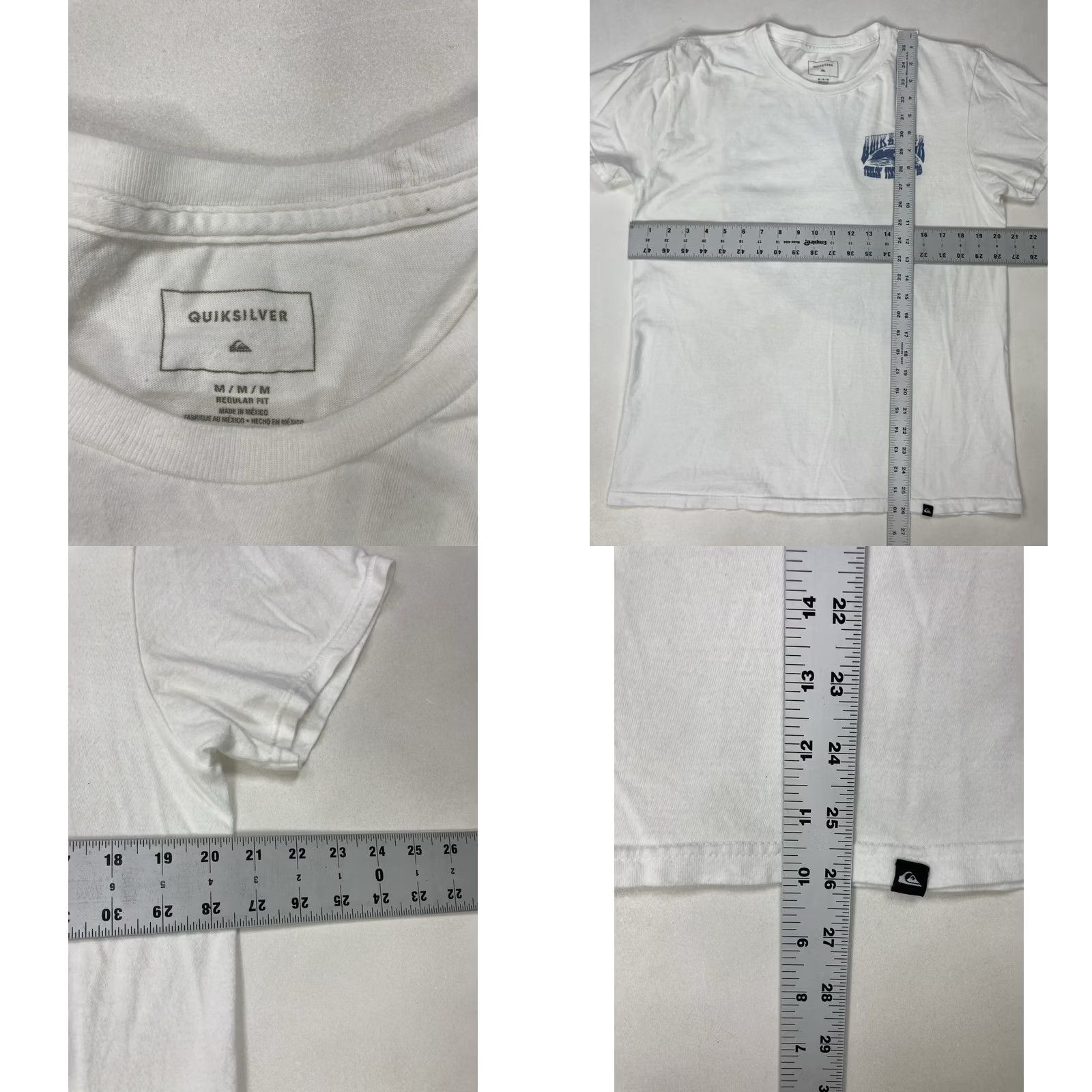 Quiksilver VINTAGE Quiksilver T-Shirt Beach Graphic Short Sleeve Men Medium White Size US XXL / EU 58 / 5 - 8 Thumbnail