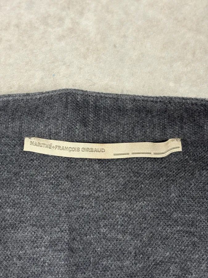 Marithe + Francois Girbaud 2000s Marithé + François Girbaud Grey Asymmetrical Blazer Jacket Size M / US 6-8 / IT 42-44 - 9 Thumbnail