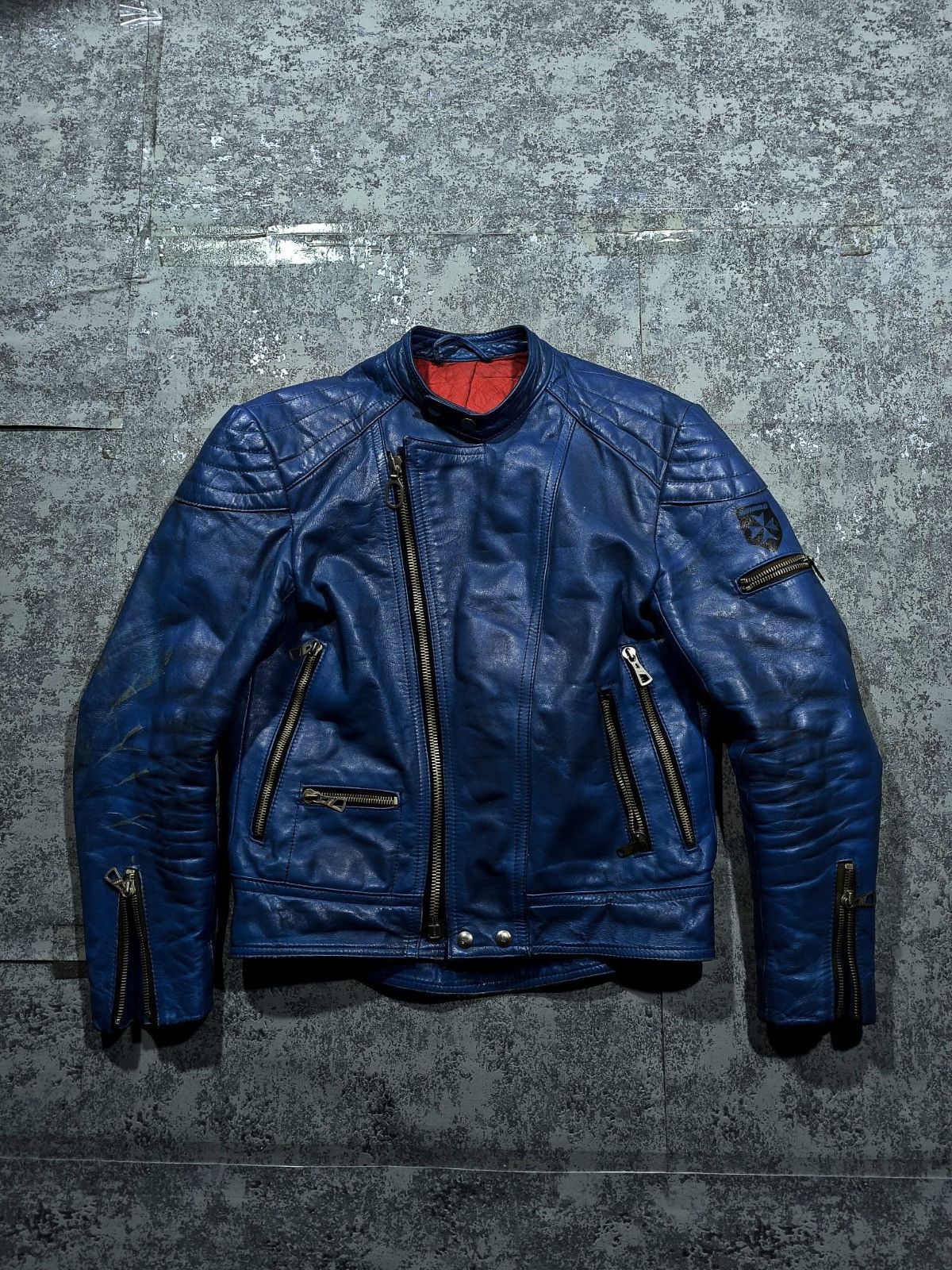 Genuine Leather vtg moto trashed leather jacket racer balenci demna gvsalia Size US M / EU 48-50 / 2 - 1 Thumbnail
