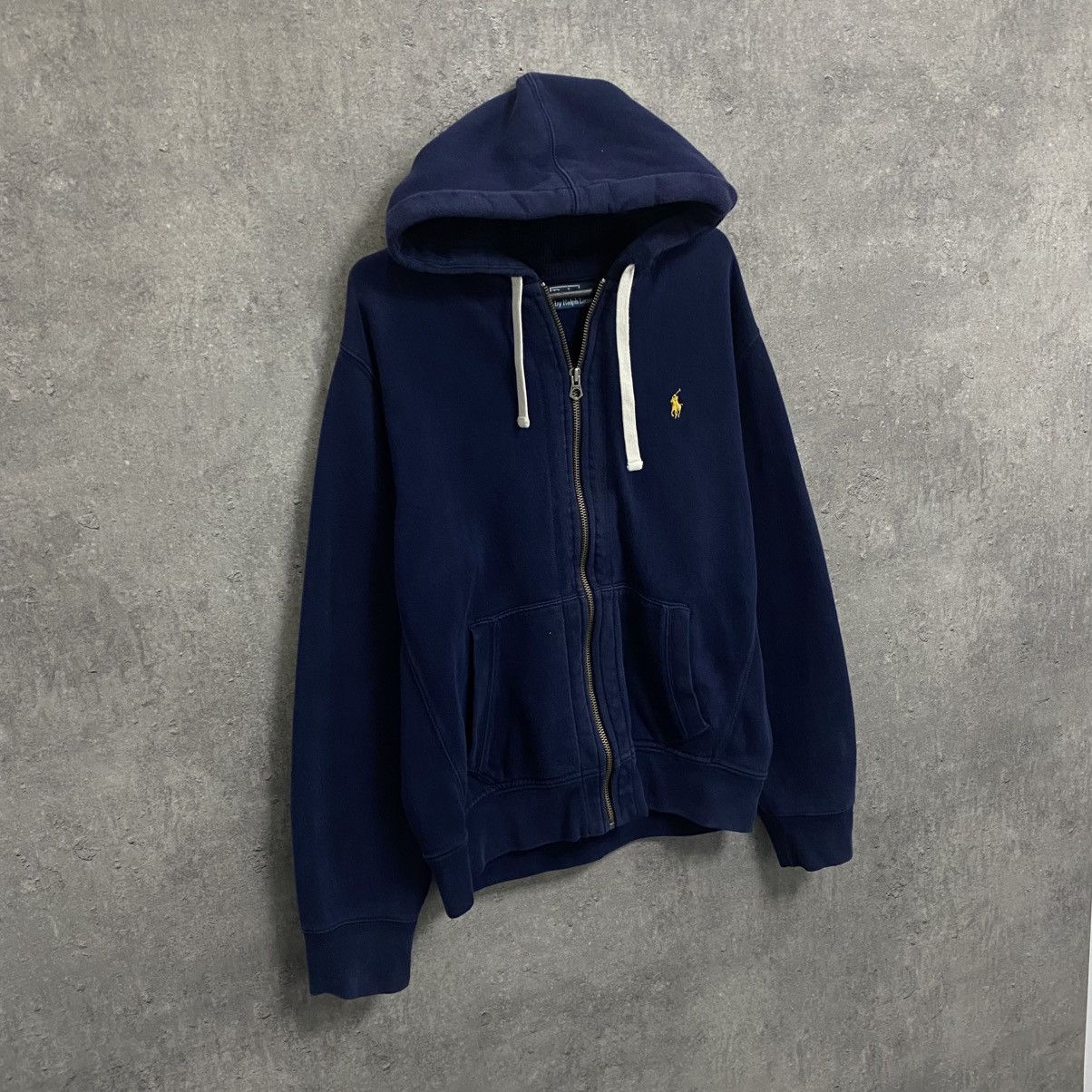 Polo Ralph Lauren Men’s Vintage Polo Ralph Lauren Zip Hoodie y2k streetwear Size US L / EU 52-54 / 3 - 3 Thumbnail