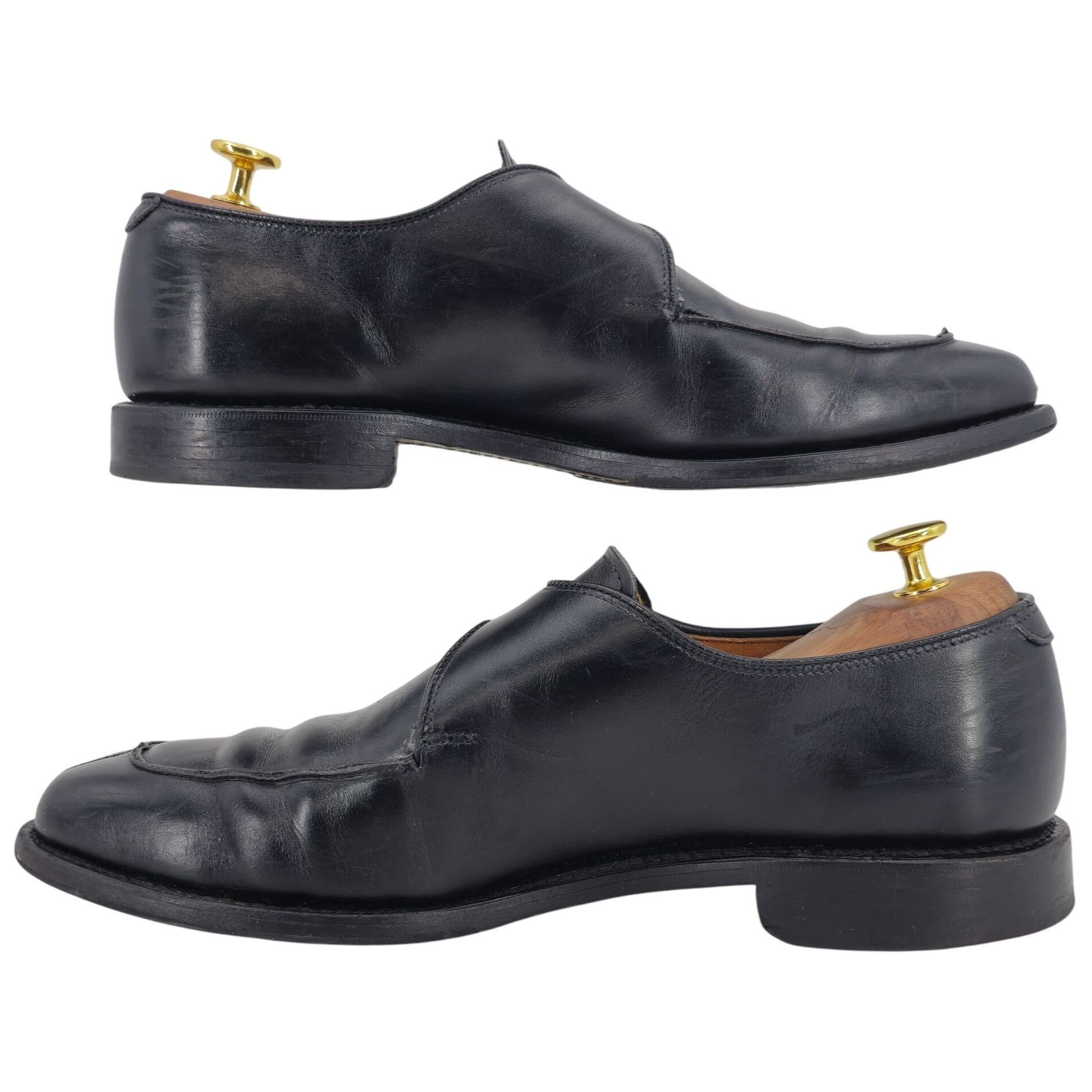 Allen Edmonds Allen Edmonds Men's 9B Black Calf Leather Dress Shoes Thayer Size US 9 / EU 42 - 5 Thumbnail
