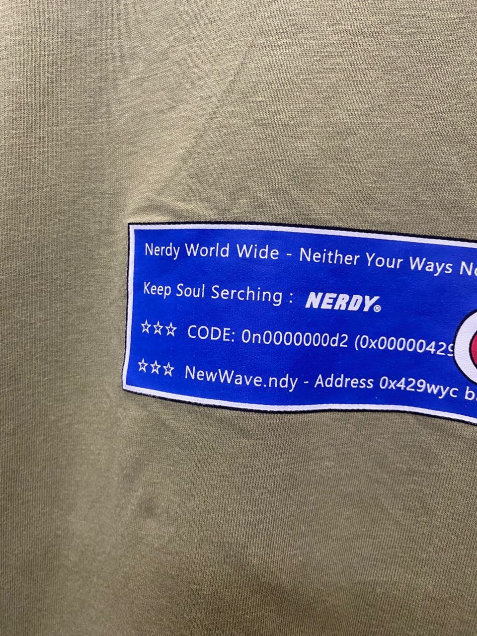 NERDY Vintage Nerdy World Wide Long Sleeve Shirt Size US L / EU 52-54 / 3 - 3 Thumbnail