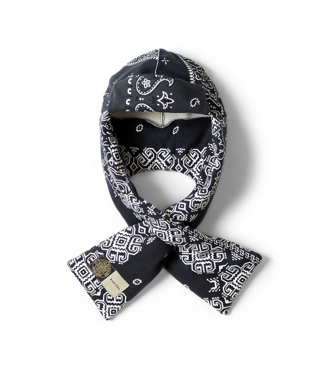 image of Kapital Kesa Cap in Black, Men's