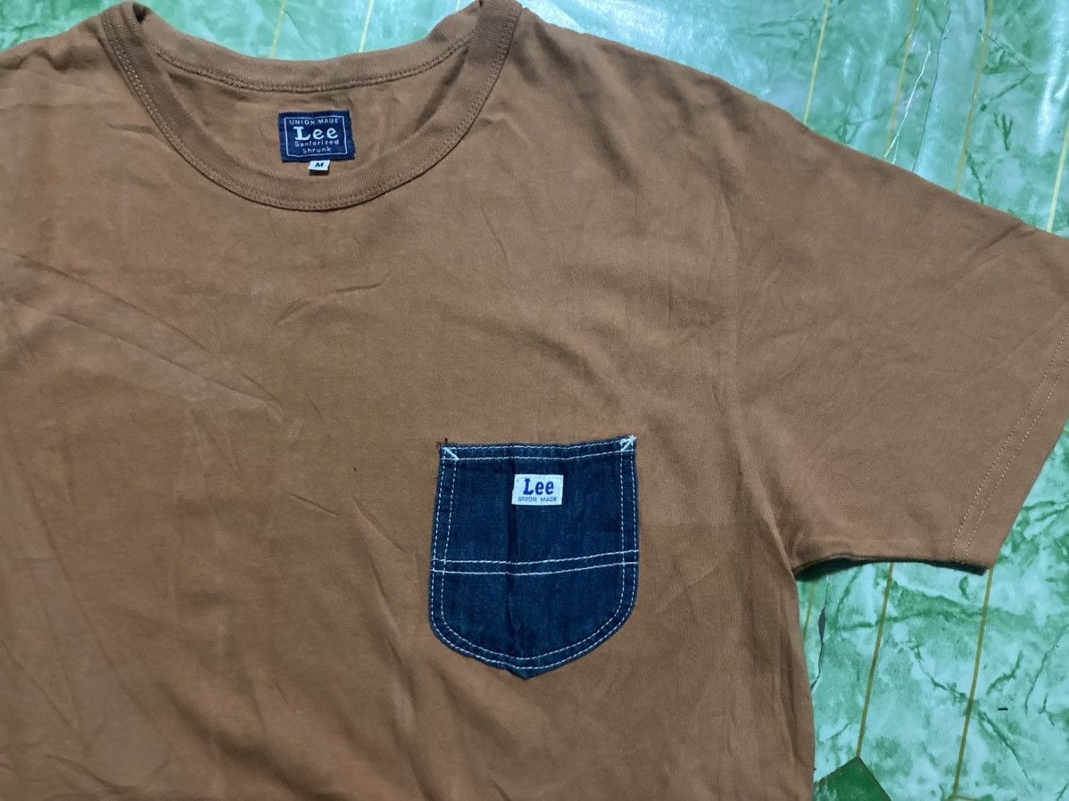 Lee × Vintage Vintage T-shirt Lee Pocket Tee Sanforized Size US M / EU 48-50 / 2 - 2 Thumbnail