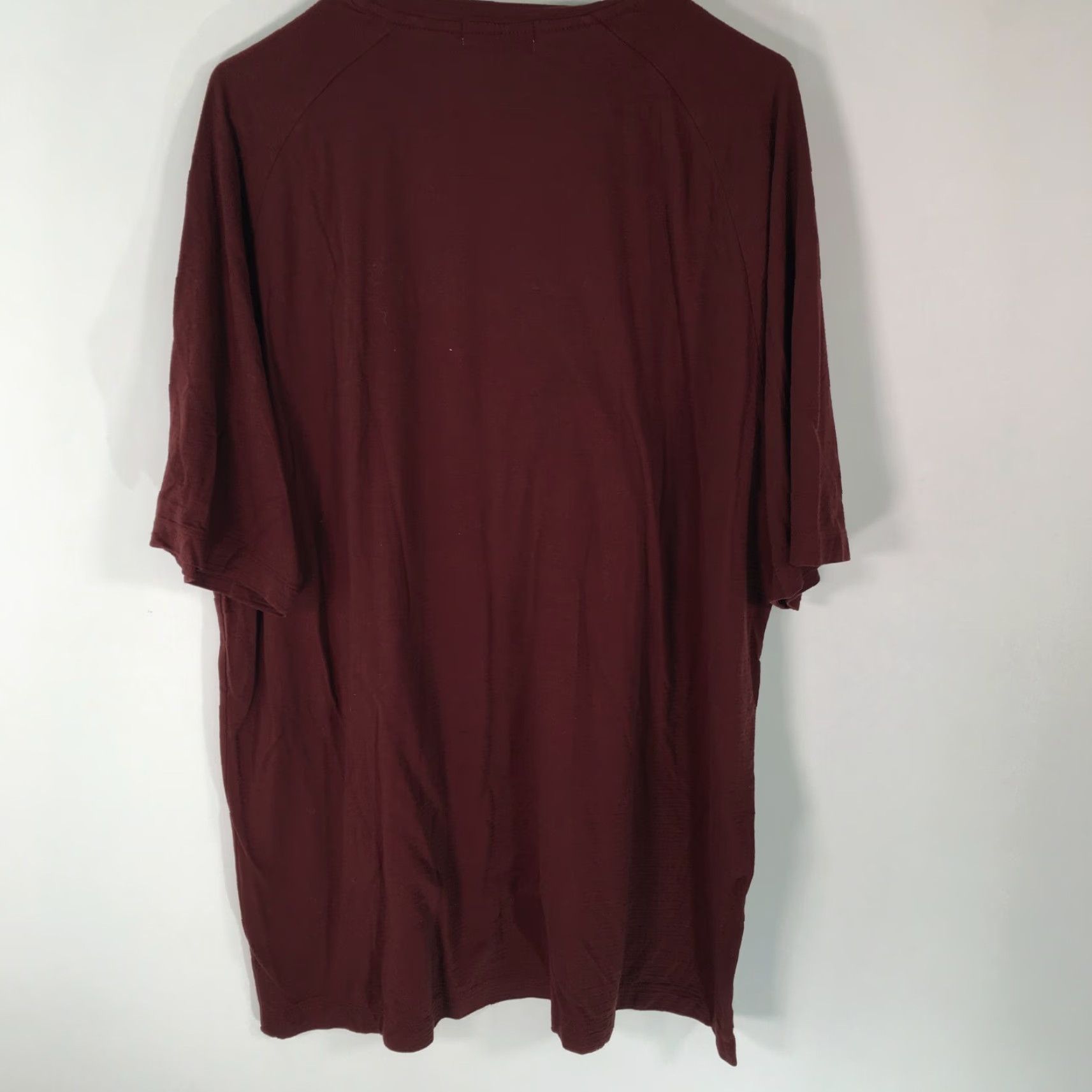 Alfani Alfani Mens T Shirt XXL Maroon Pullover Short Sleeve Round Neck Casual Regular Fit Size US XXL / EU 58 / 5 - 2 Thumbnail