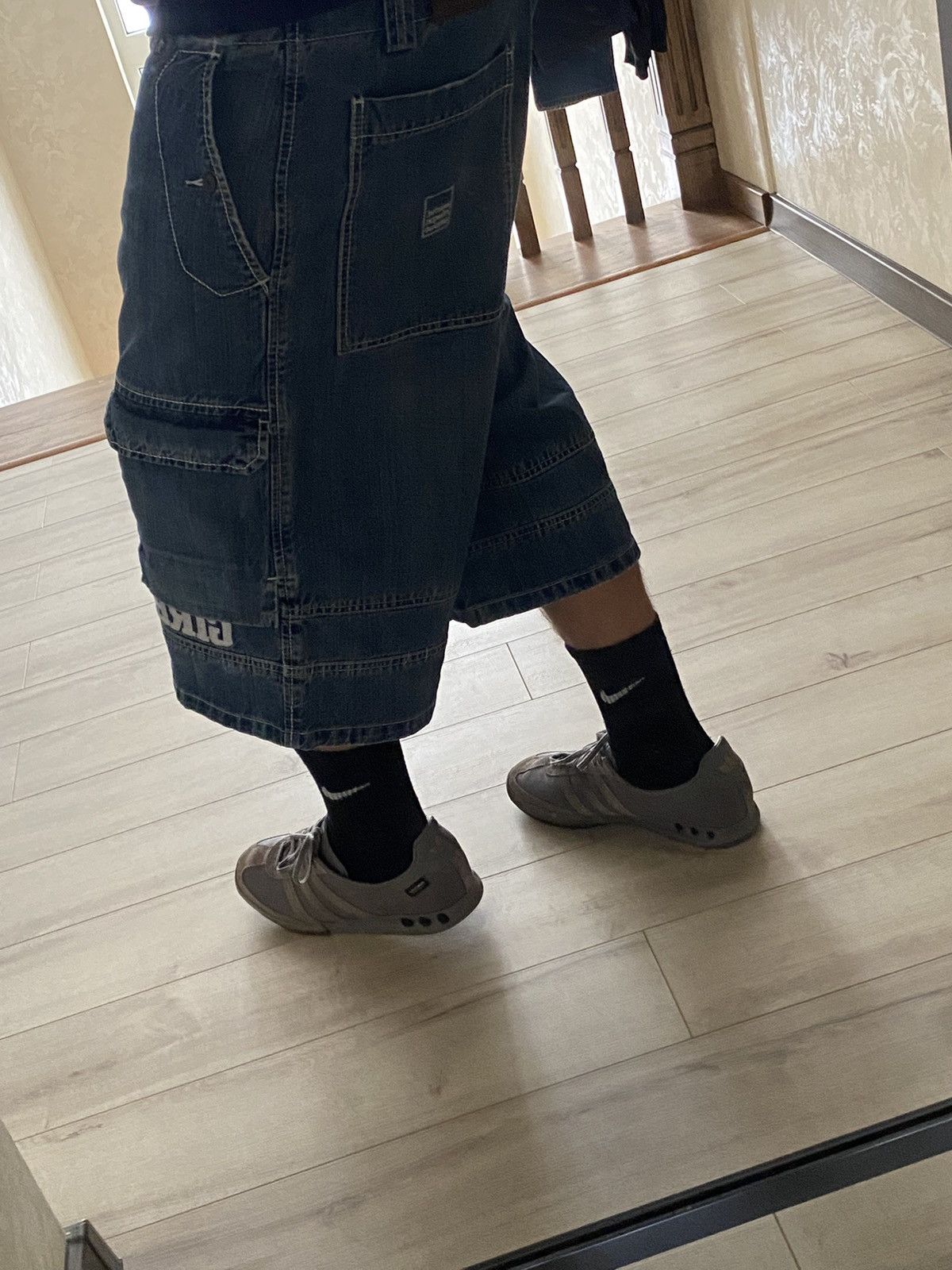 Marithe + Francois Girbaud Vintage Crazy Denim Marithe Francois Girbaud Baggy Shorts Size US 38 / EU 54 - 2 Thumbnail