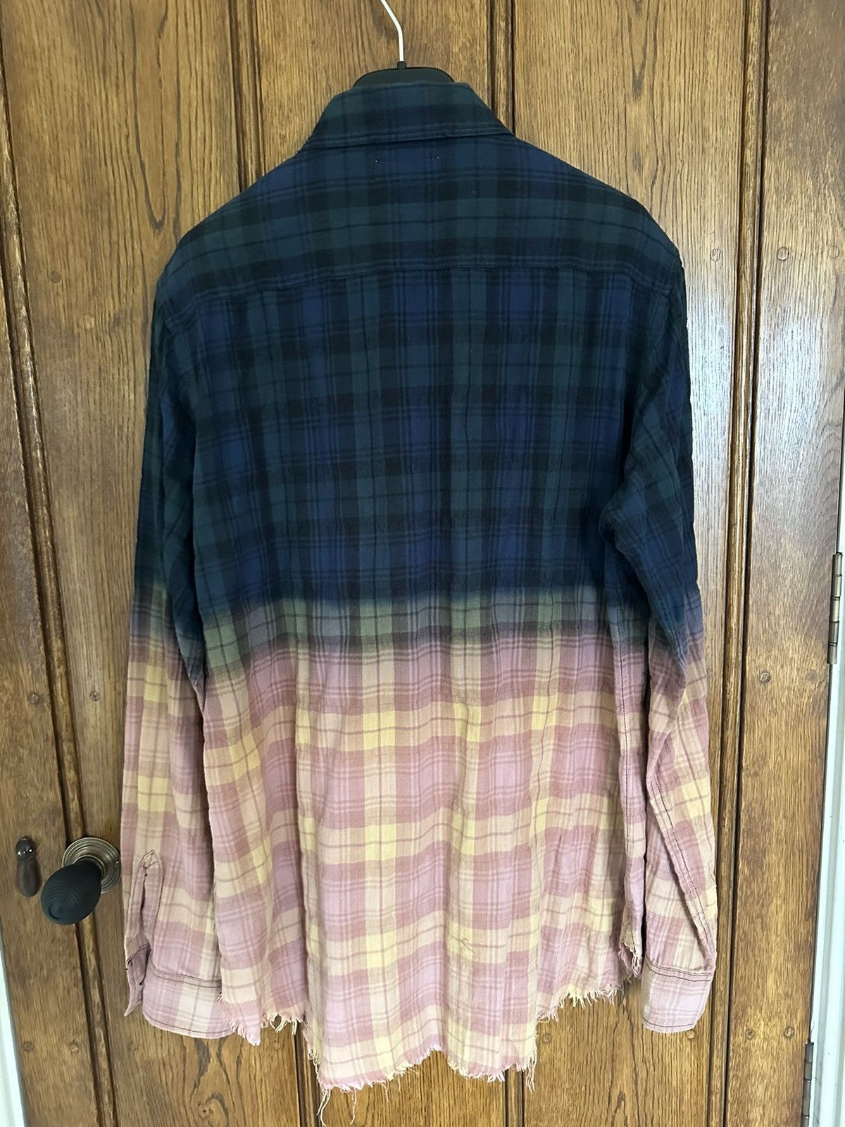 Saint Laurent Paris SS16 Saint Laurent surf sound bleached flannel 2 tone Hedi Size US L / EU 52-54 / 3 - 19 Thumbnail