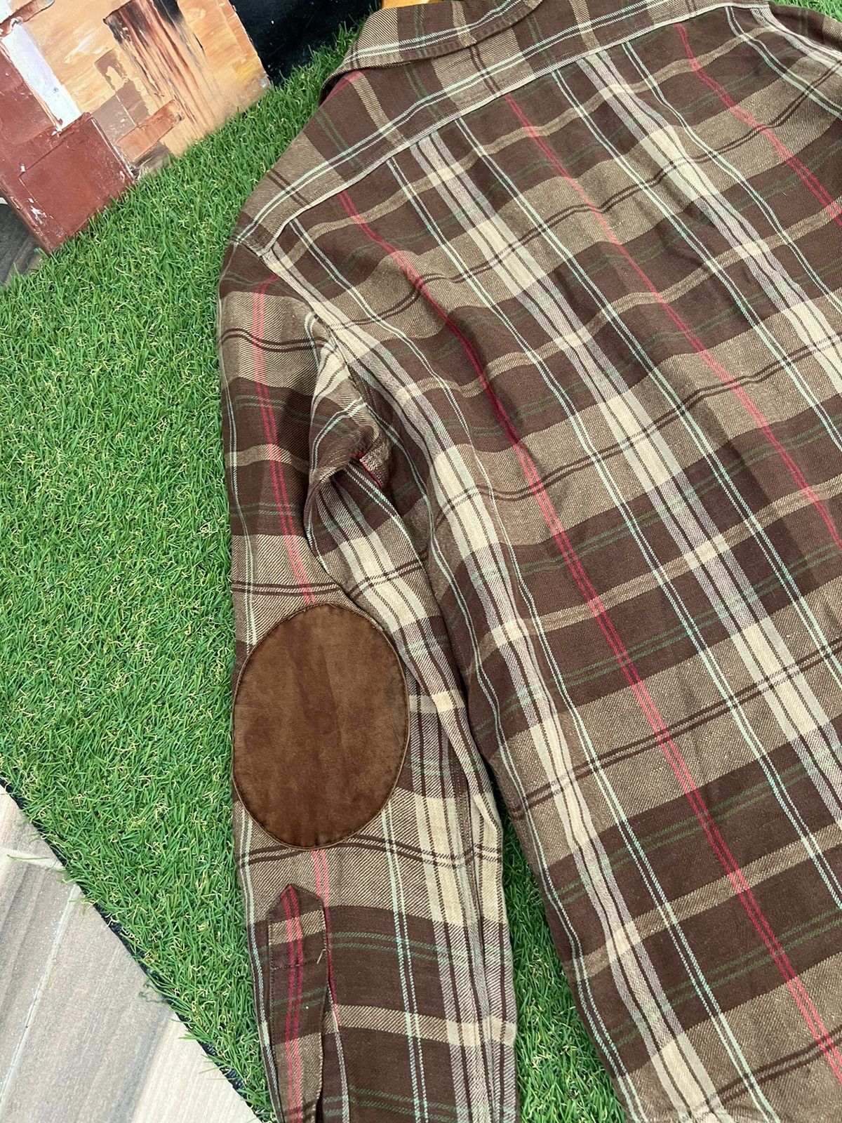 Vintage Polo Ralph Lauren American Plaid Checkered Button Up Shirt Size US M / EU 48-50 / 2 - 13 Thumbnail
