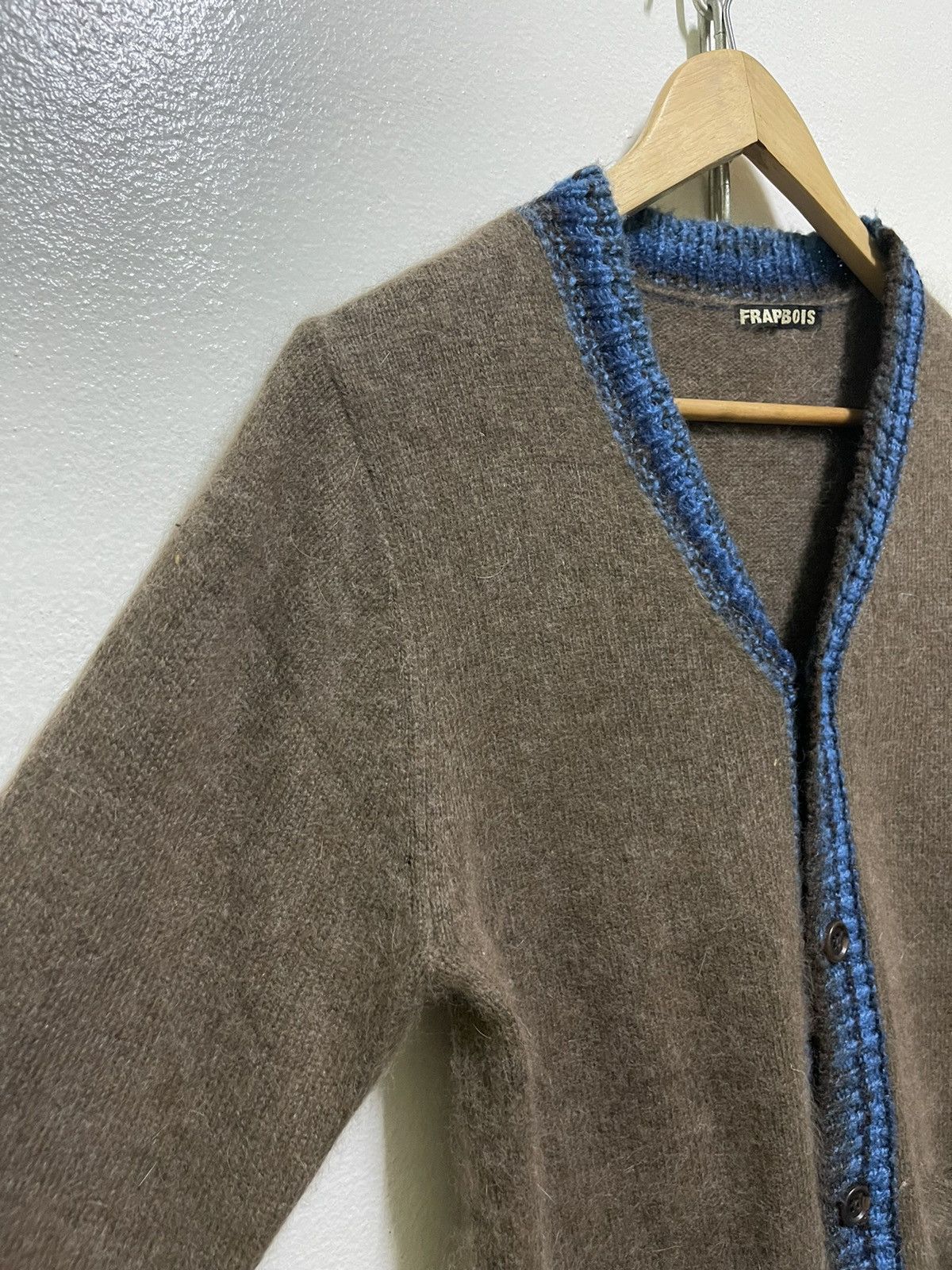 Frapbois × Issey Miyake × Japanese Brand Frapbois Bigi Sample Cardigan Knitwear Japan Size US M / EU 48-50 / 2 - 2 Thumbnail