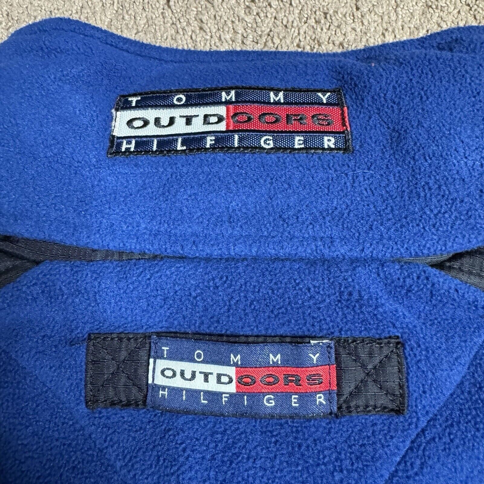 Tommy Hilfiger Vtg Tommy Hilfiger Expedition Fleece Pullover Jacket L/XL Size US XL / EU 56 / 4 - 9 Thumbnail