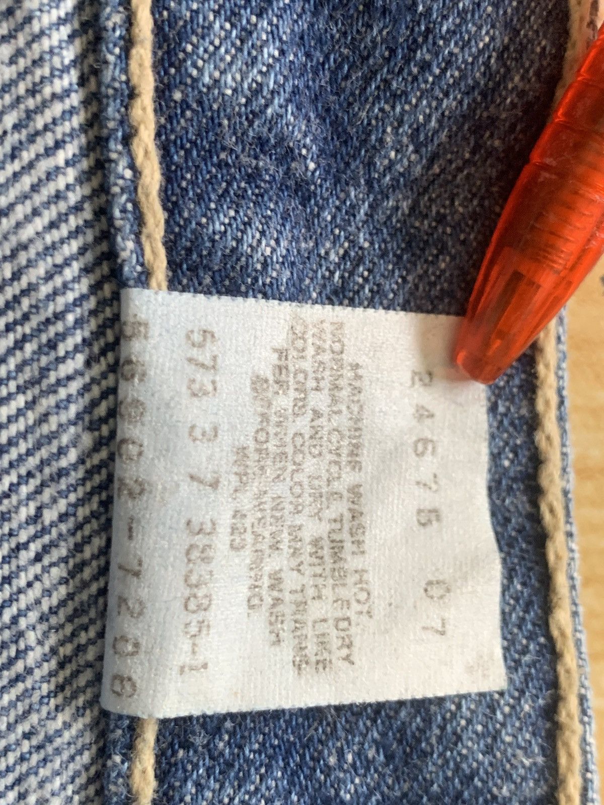Levi's × Vintage Rare Vintage Levi’s Brown Tab Women Made In 🇺🇸 Denim Pants Size 26" / US 2 / IT 38 - 23 Thumbnail