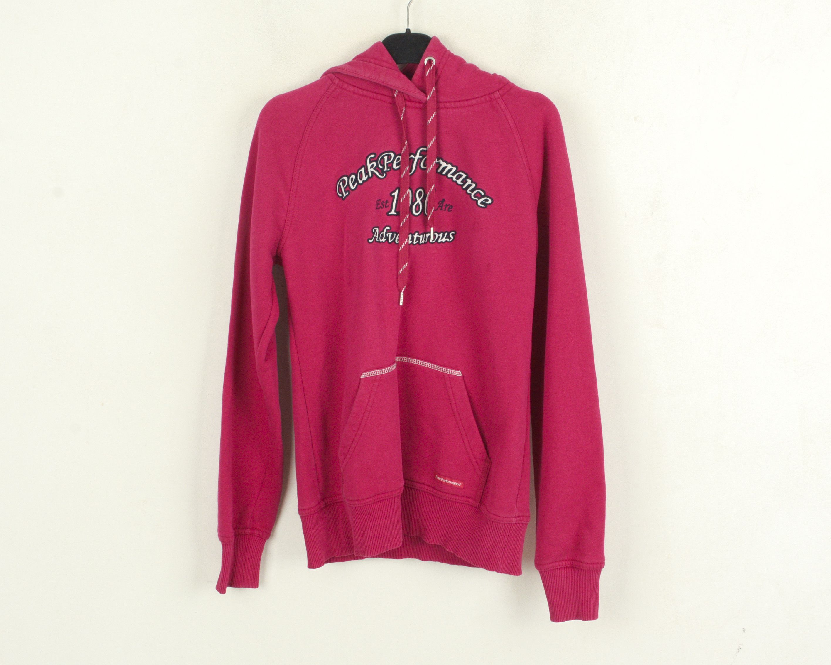Peak Performance Elin Hood Women M Pullover Hoodie Jumper Hot Pink Sweatshirt Size M / US 6-8 / IT 42-44 - 1 Thumbnail
