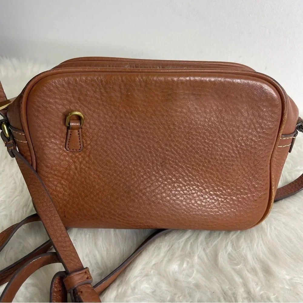 J.Crew J. Crew Brown Signet Bag Pebble Leather Crossbody Size ONE SIZE - 8 Thumbnail