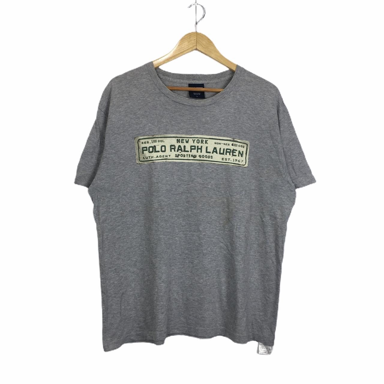 Polo Ralph Lauren POLO SPORT Ralph Lauren Chaps Plane Logo Tee Shirt Gray Size US L / EU 52-54 / 3 - 1 Thumbnail