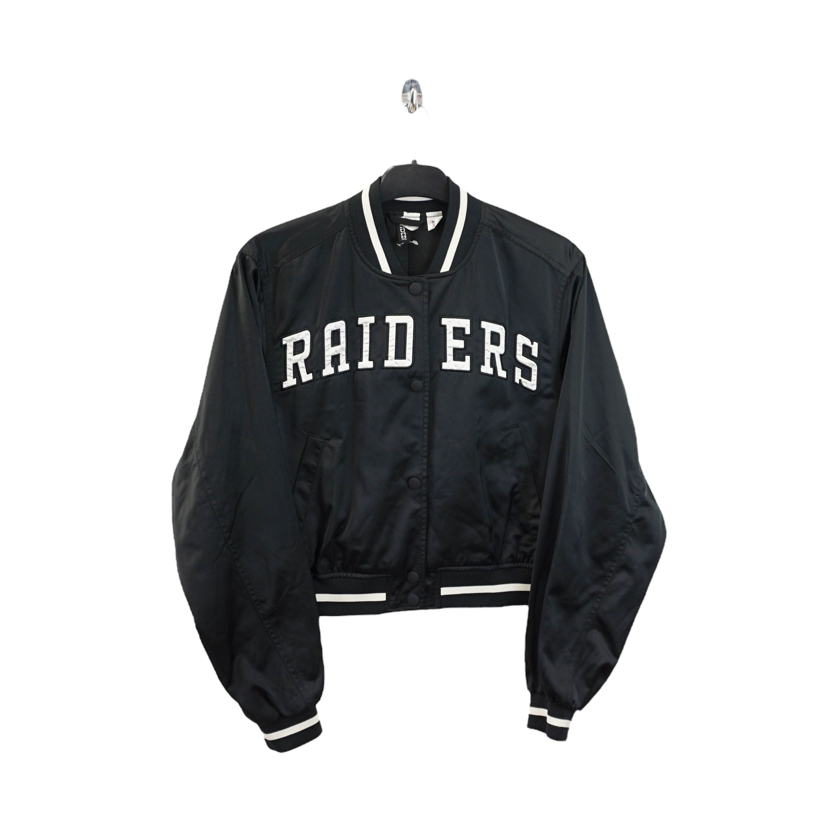 H&M × NFL Archive NFL Raiders Bomber Jacket Size XXS / US 00 / IT 34 - 2 Thumbnail